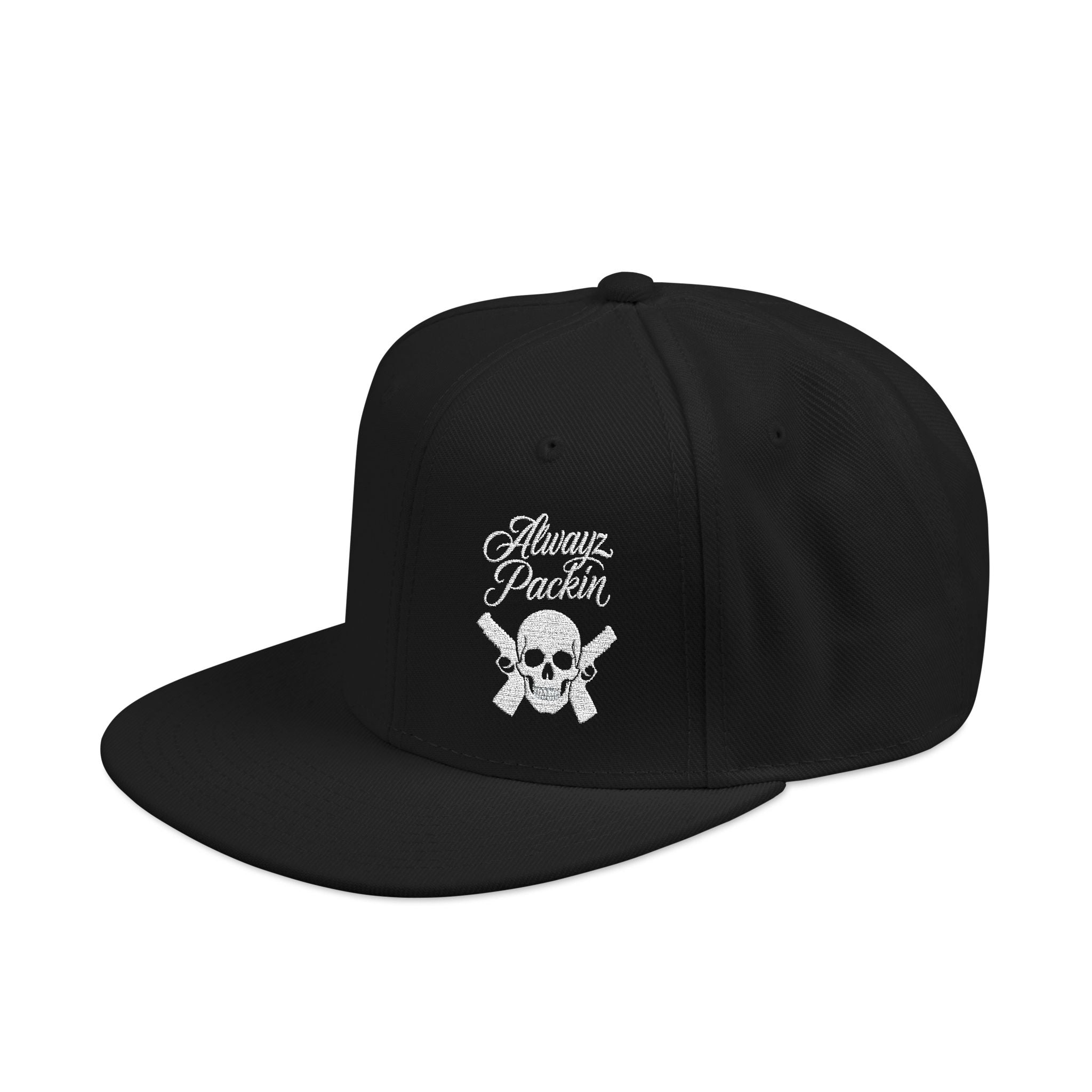 Embroidered Alwayz Packin Flat Bill