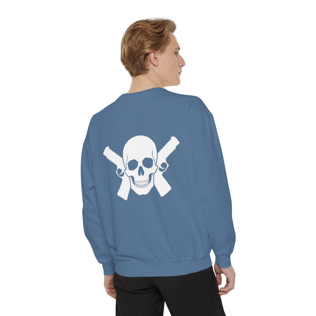 Alwayz Packin Front/ Skull Guns Back Sweatshirt
