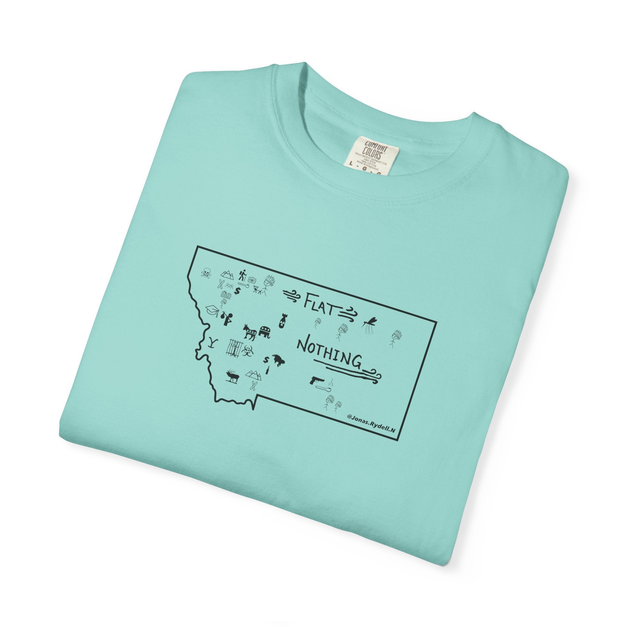 Montana Map in the Front and Alwayz Packin in the Back!  Best Seller