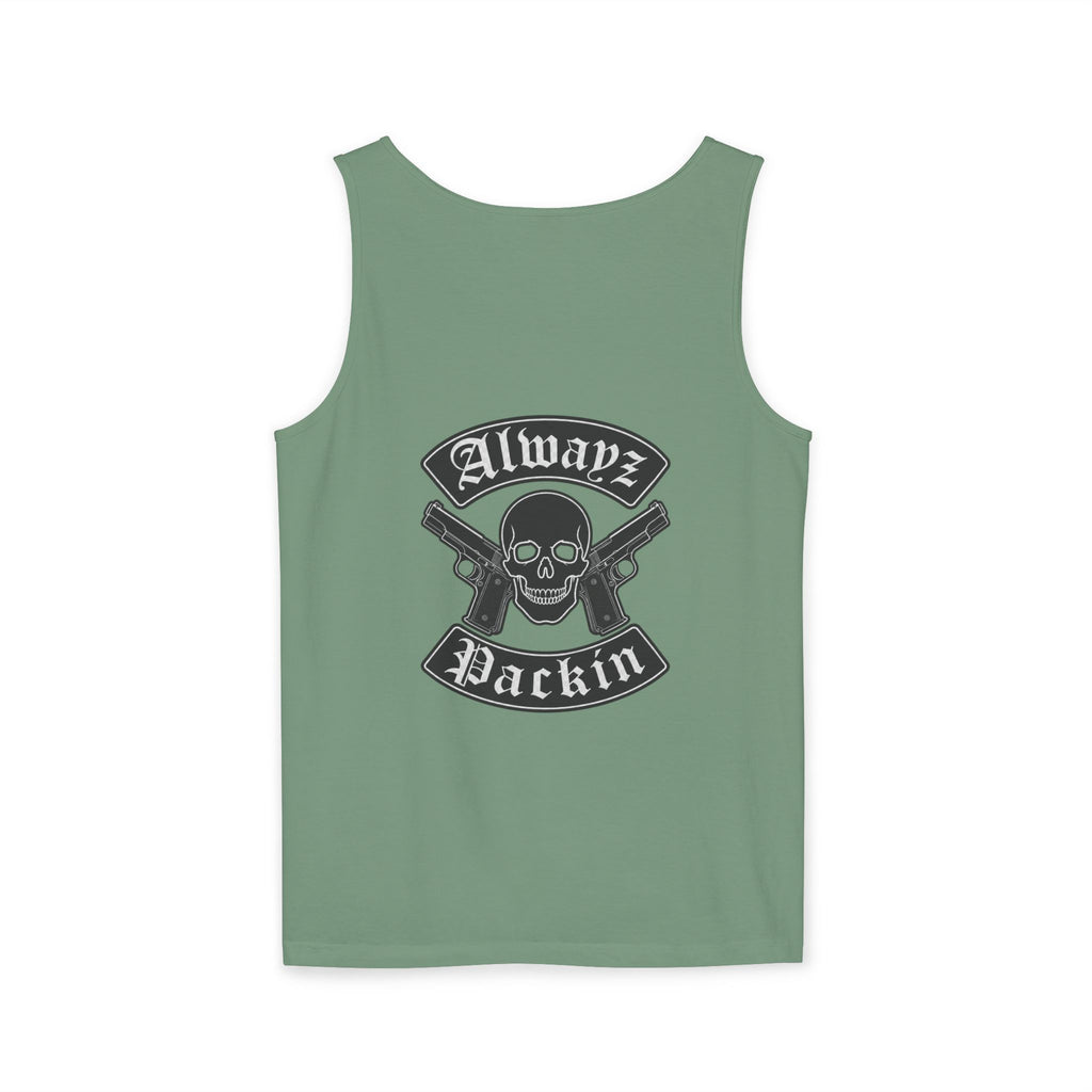 Alwayz Packin Front/ Skull Rocker Back