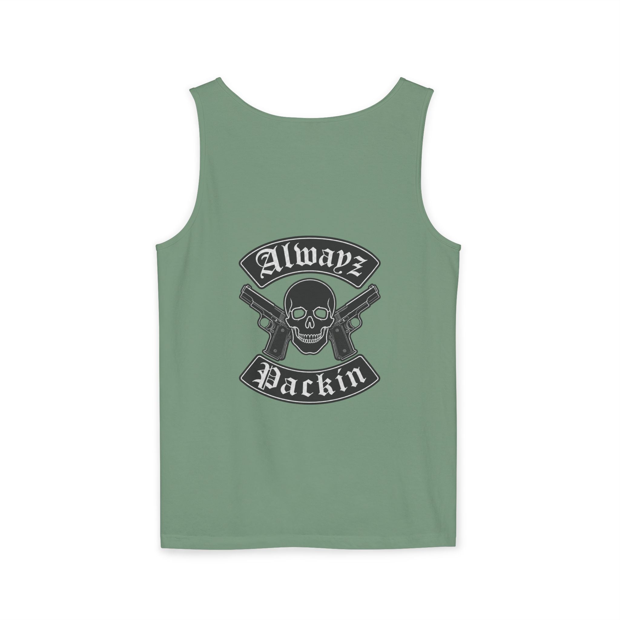 Alwayz Packin Front/ Skull Rocker Back
