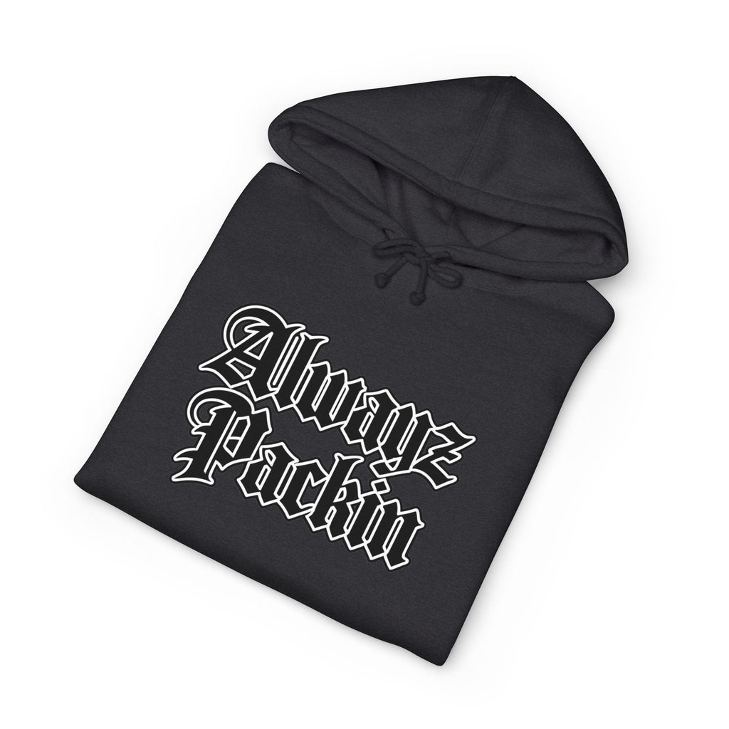 Alwayz Packin Front/ Skull and Guns Back with Rocker