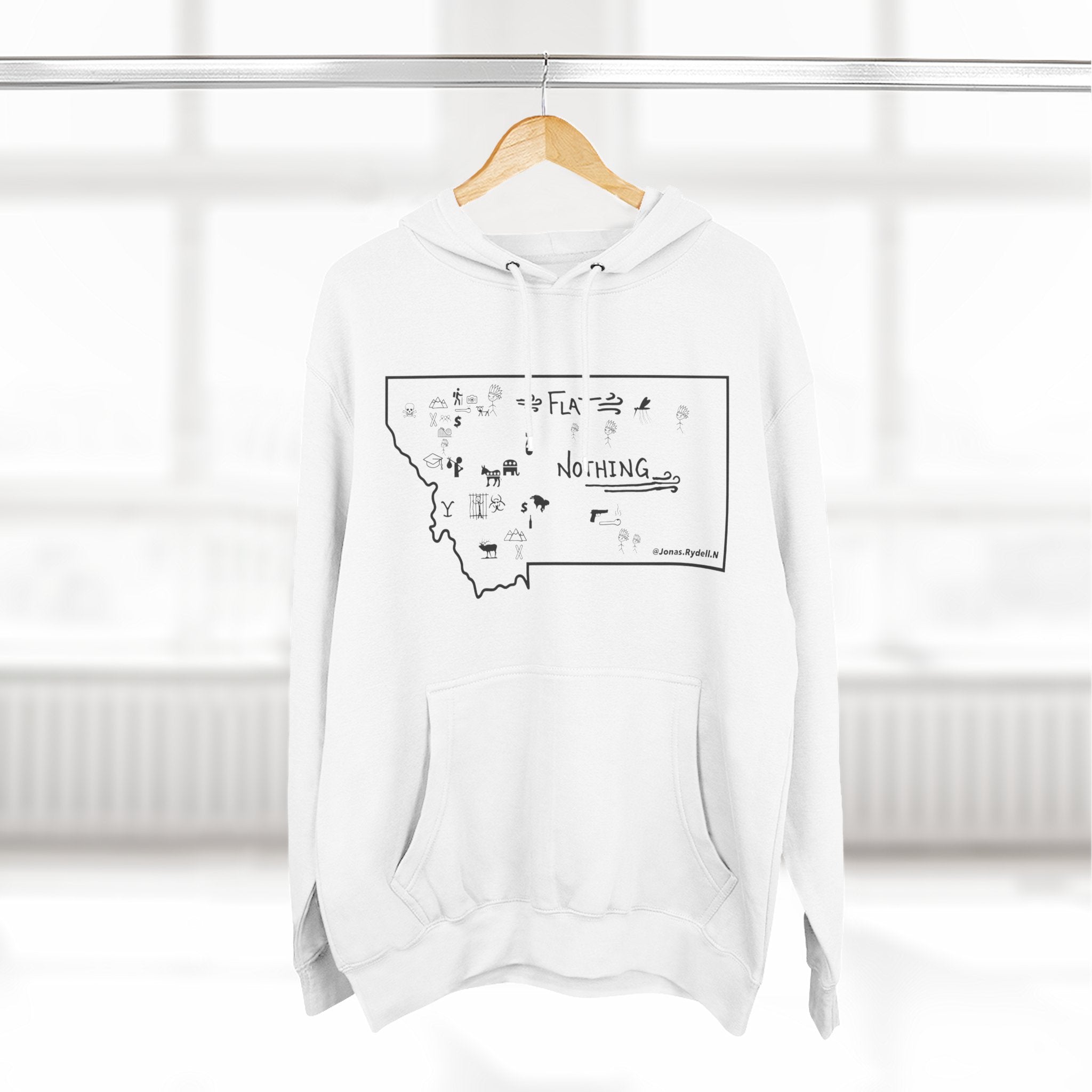 The Real Montana Map Pullover
