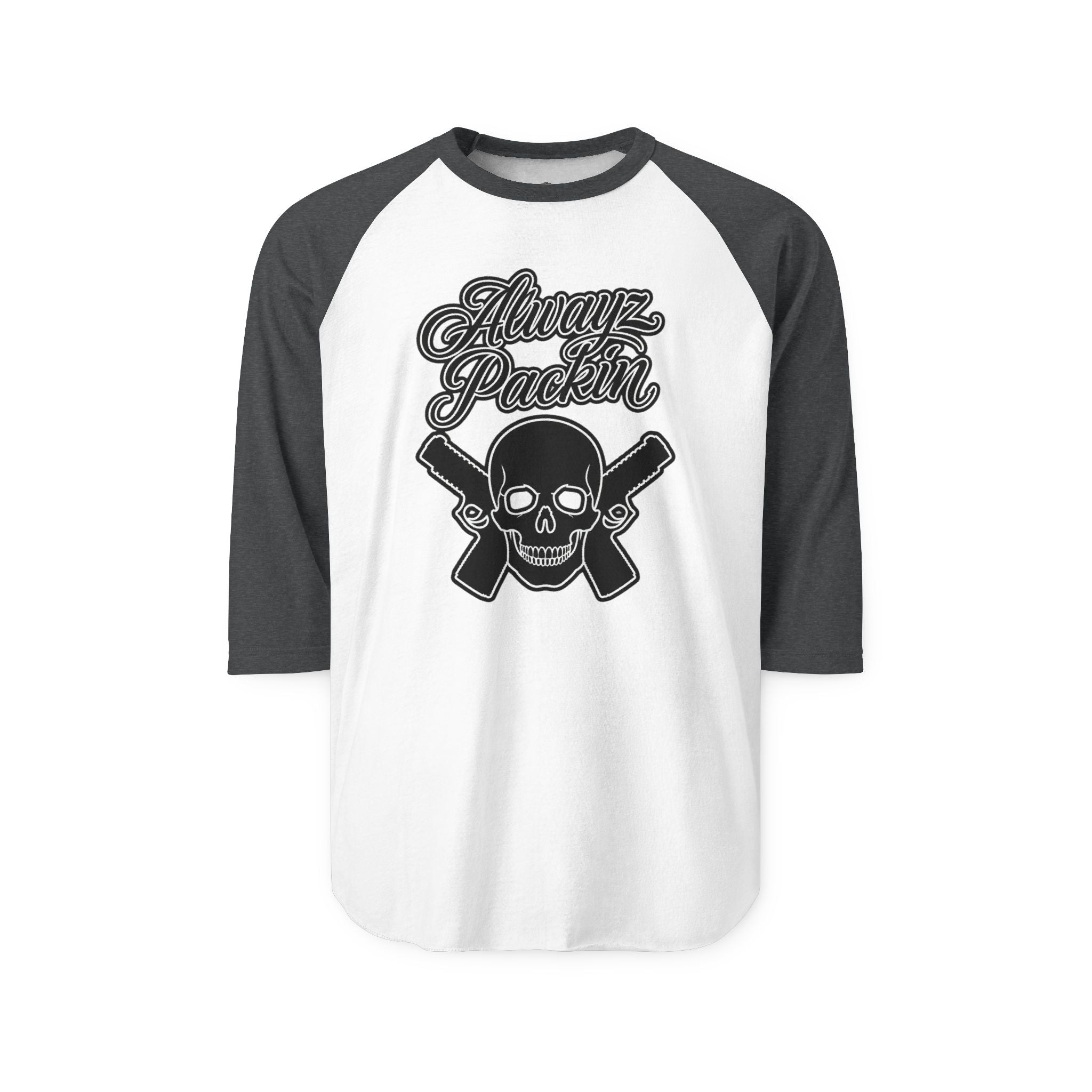 Alwayz Packin Three-Quarter Sleeve Raglan Shirt