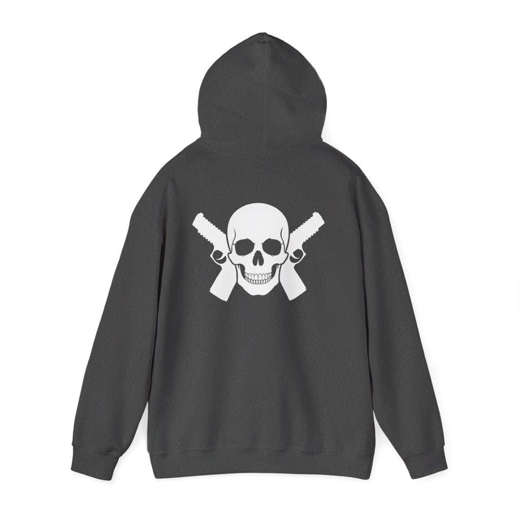 Alwayz packin Front/ Skull and guns back