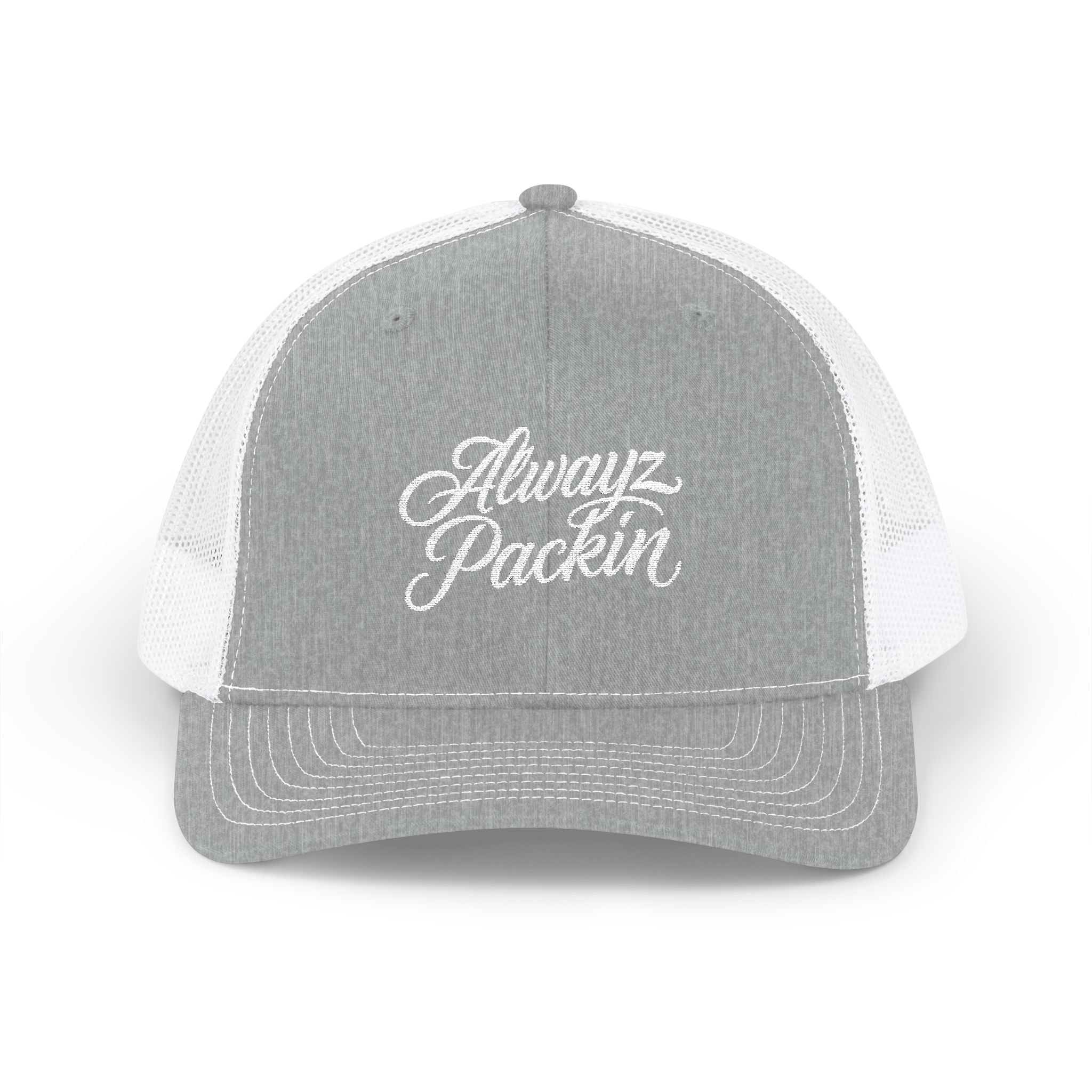 Embroidered Alwayz Packin Snapback Trucker Cap
