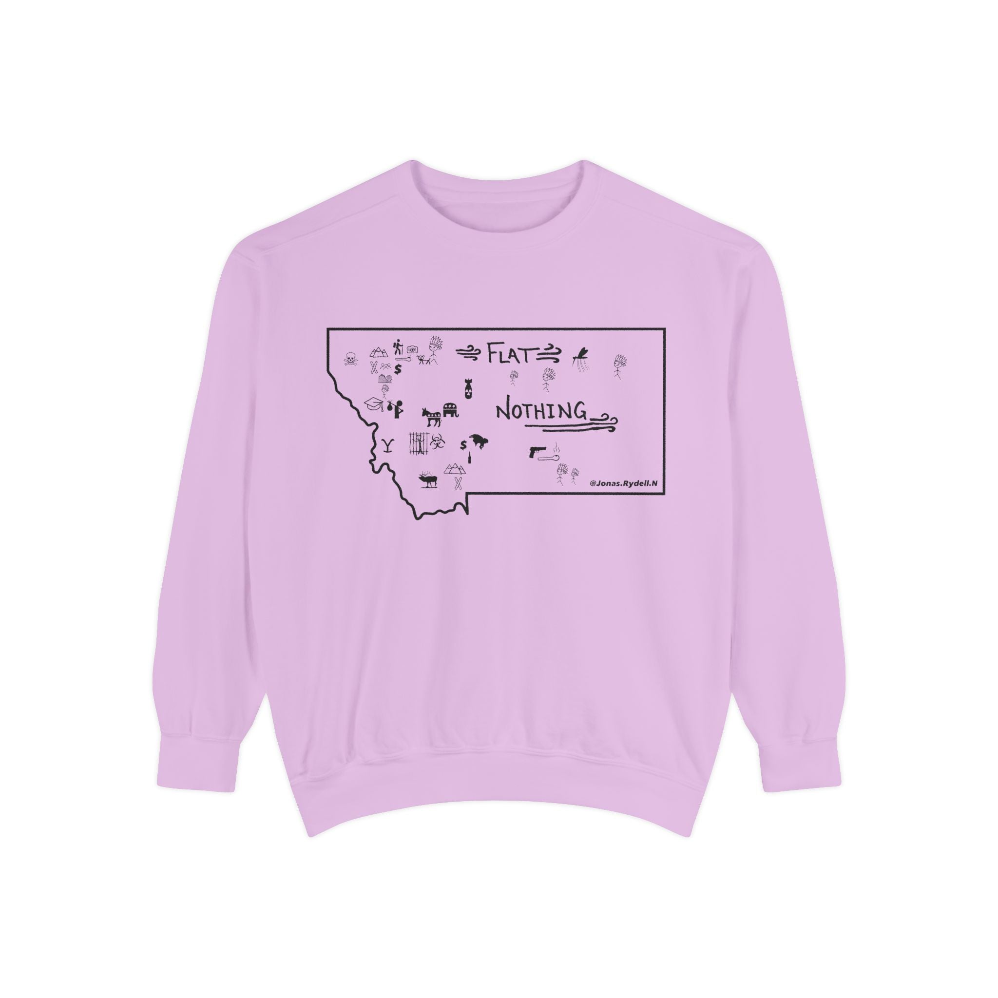Original Montana Map Sweatshirt