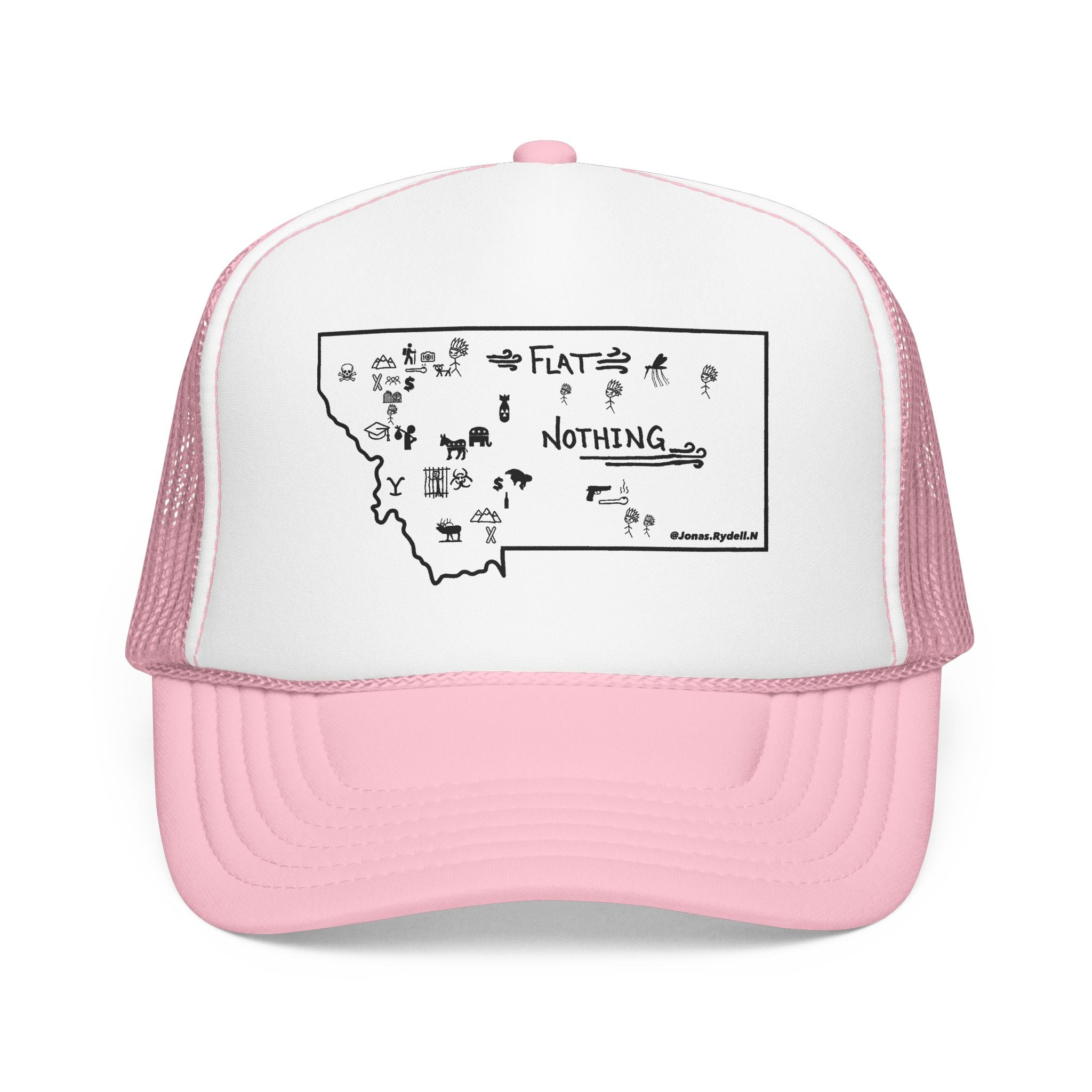 Real Montana Map Trucker Cap
