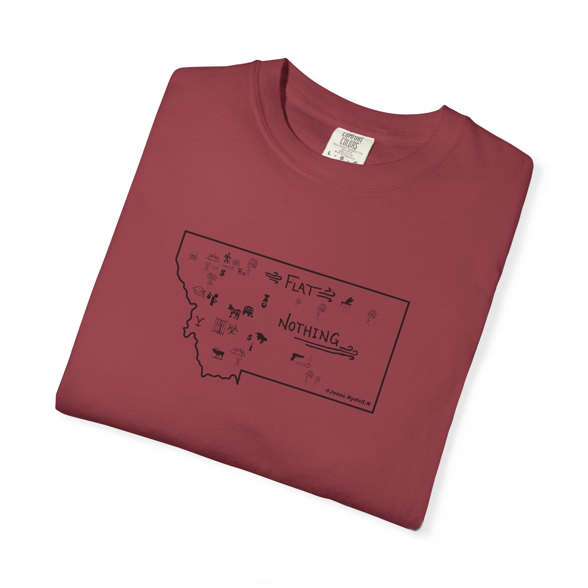 Montana Map in the Front and Alwayz Packin in the Back!  Best Seller