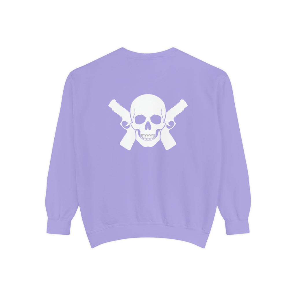Alwayz Packin Front/ Skull and Guns Back Sweatshirt
