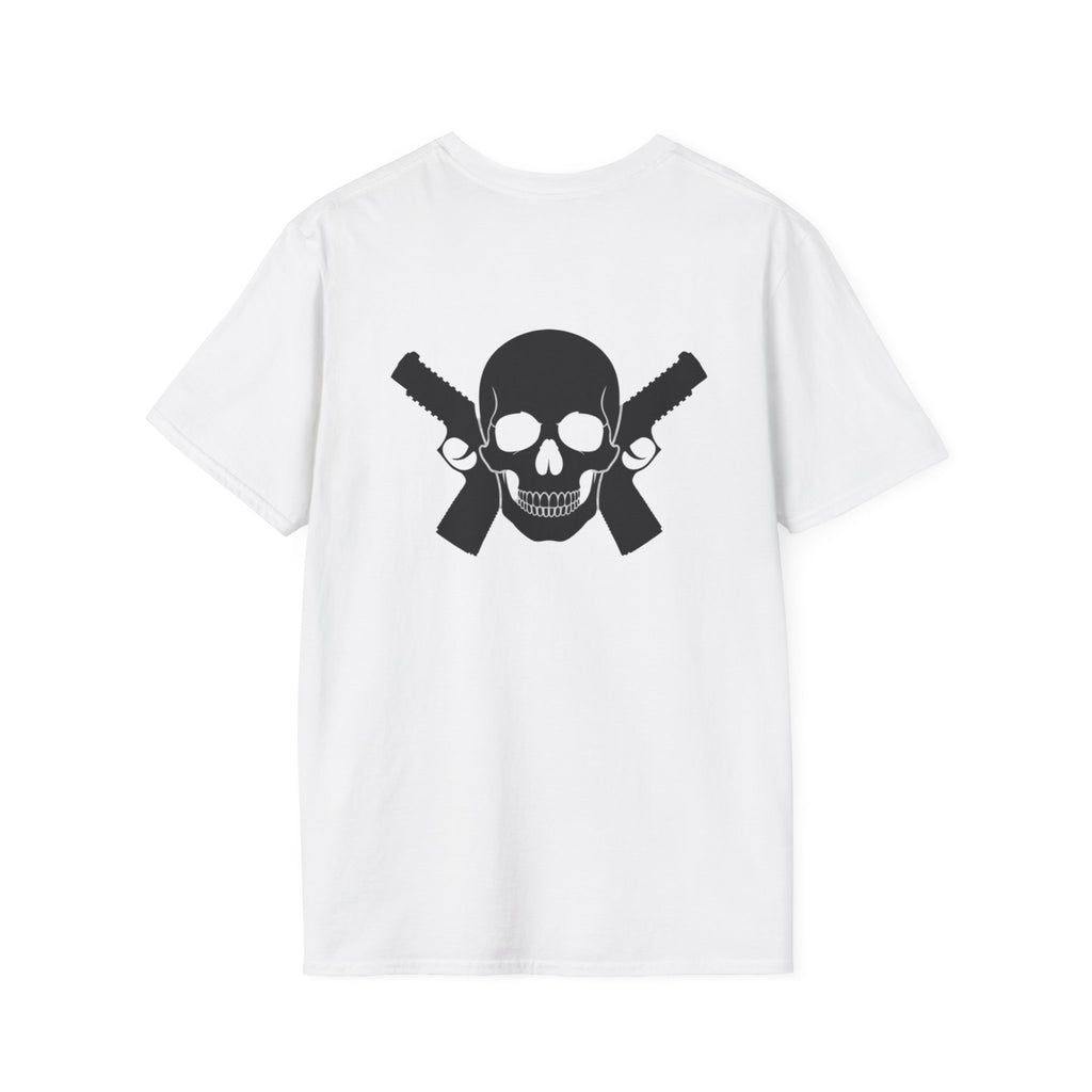 Alwayz Packin Front/ Skull cross guns back