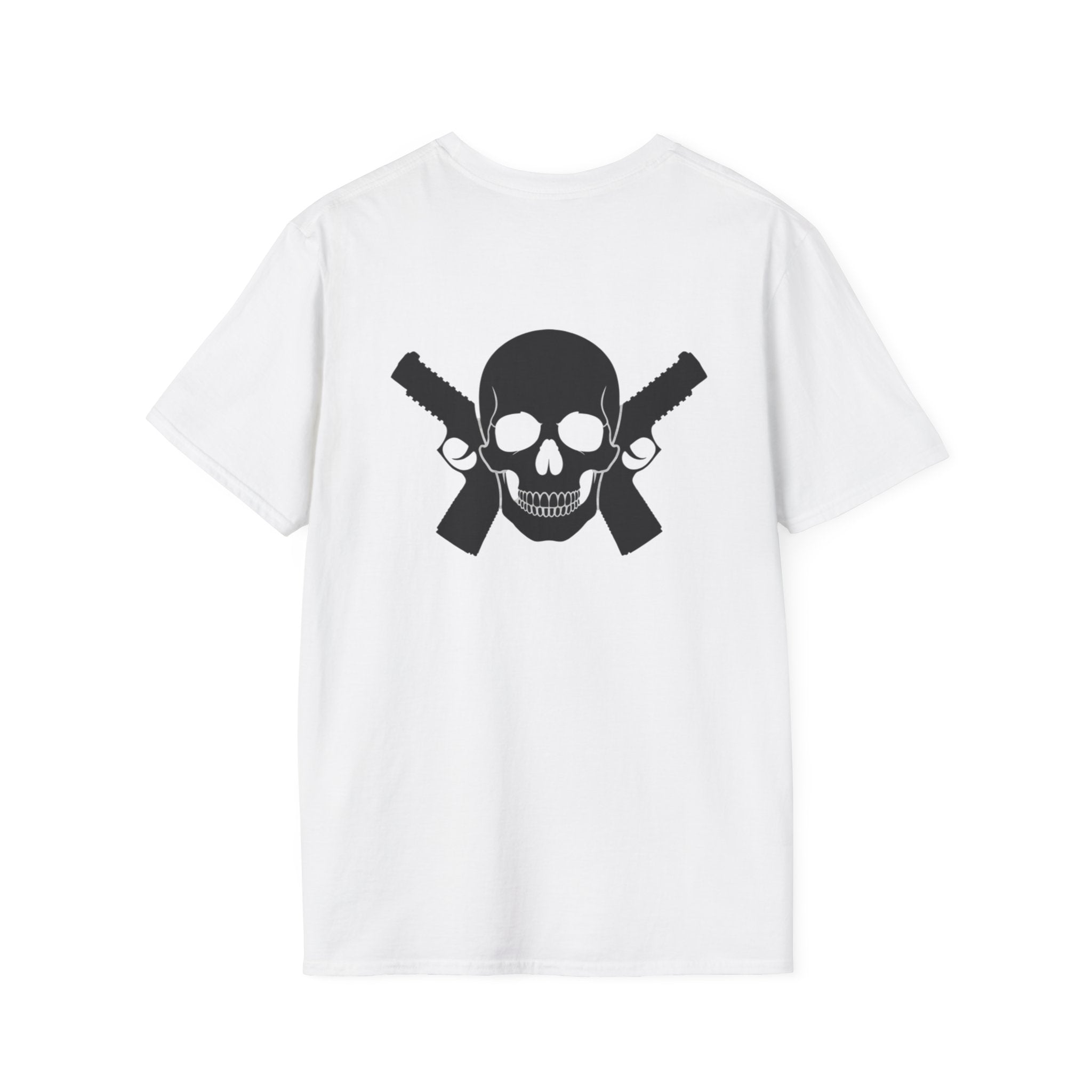 Alwayz Packin Front/ Skull cross guns back