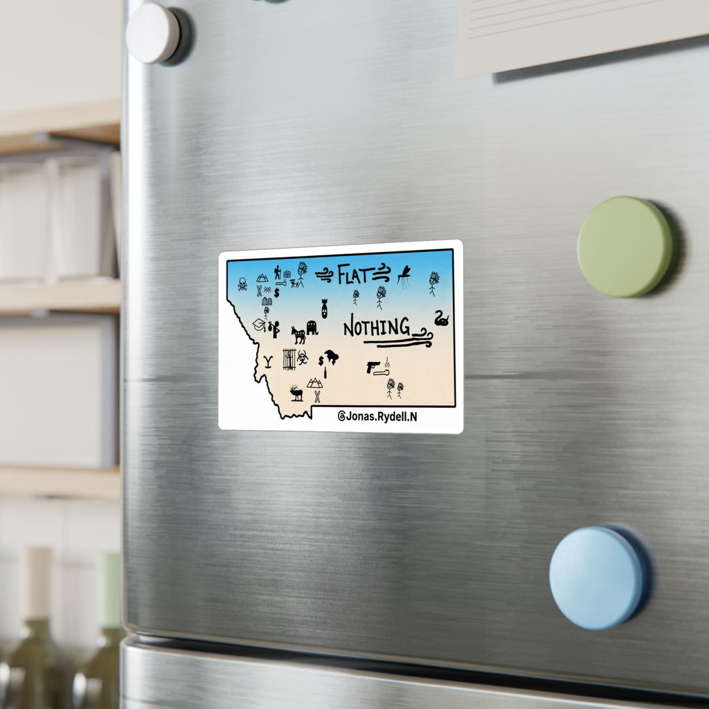 Original Montana Map Sticker