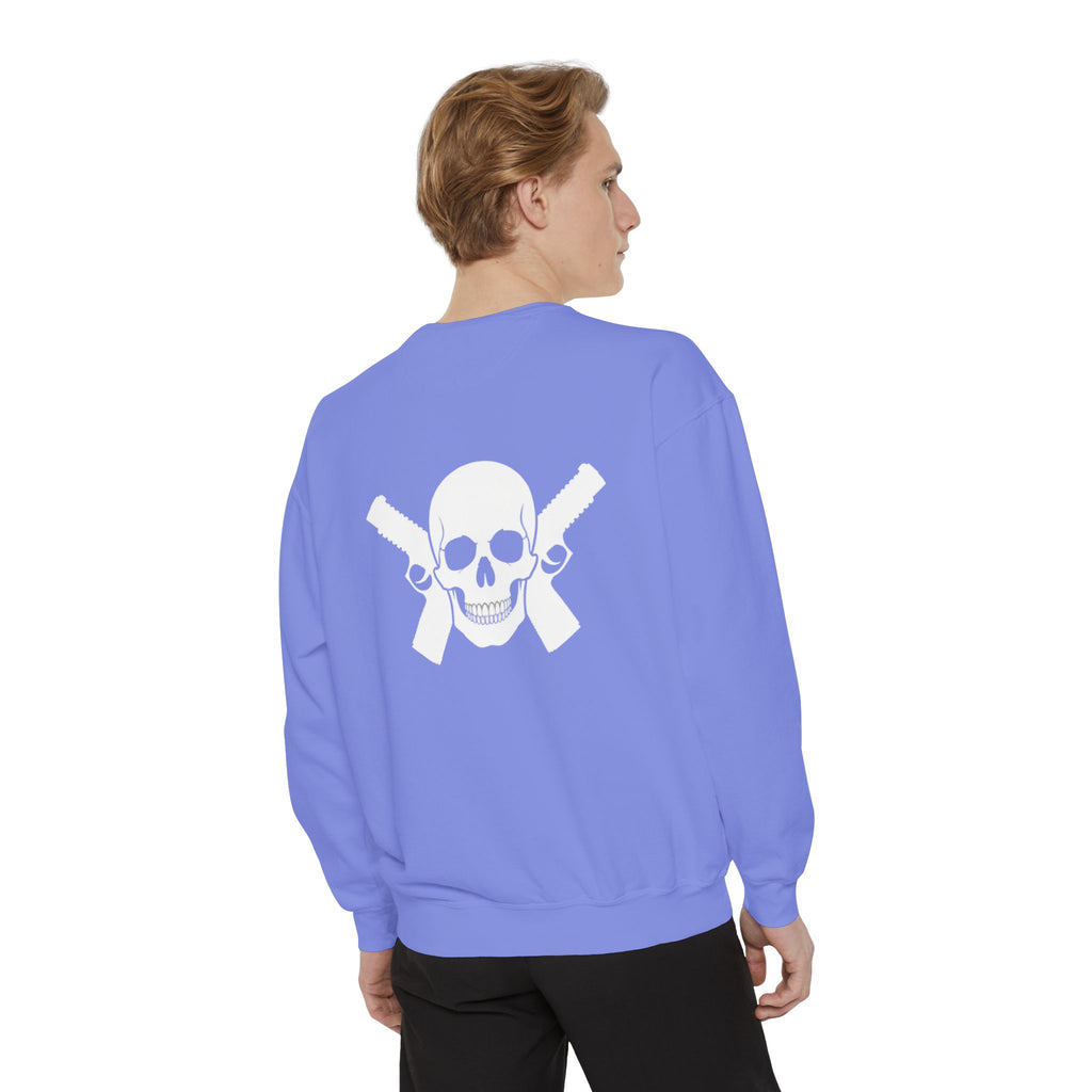 Alwayz Packin Front/ Skull and Guns Back Sweatshirt