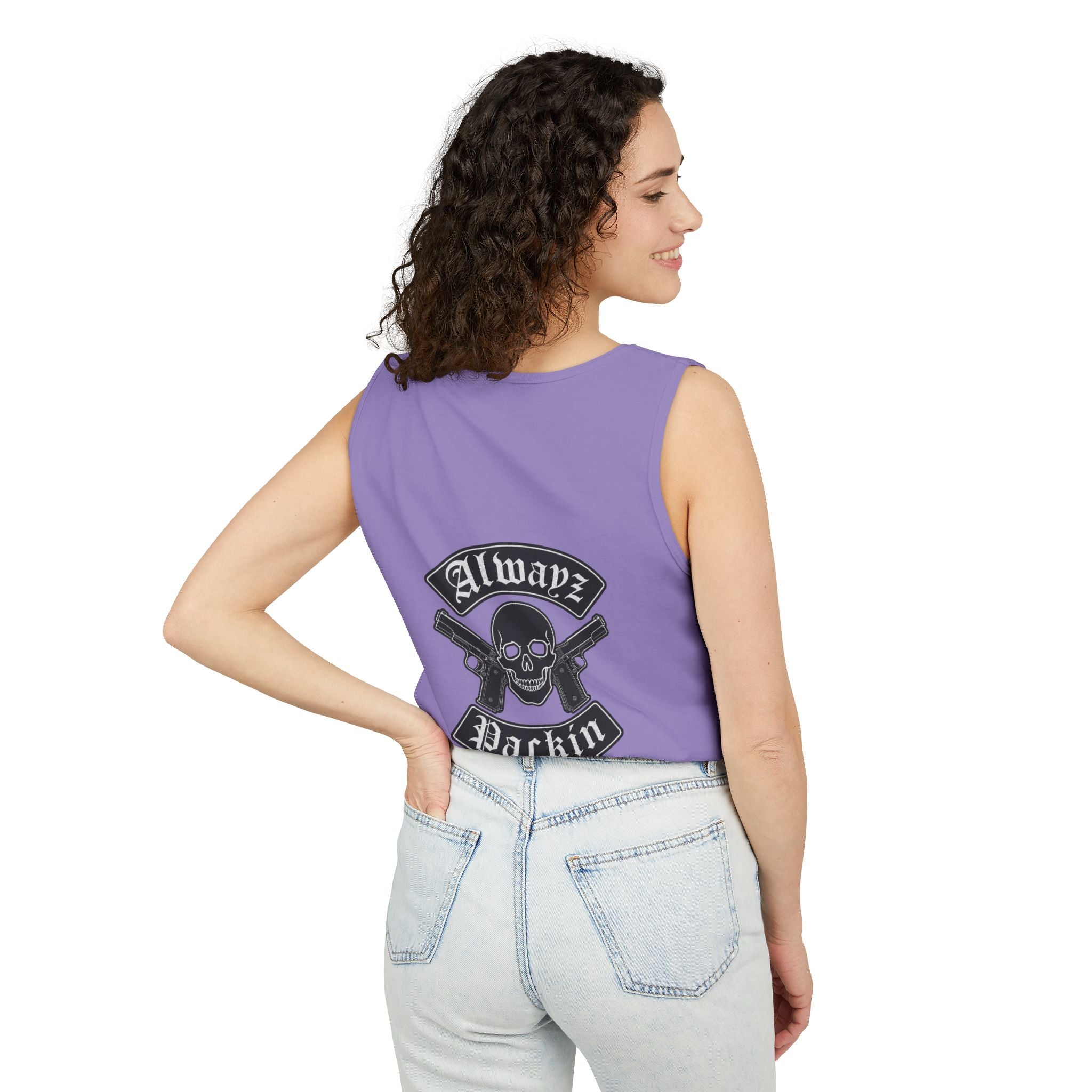 Alwayz Packin Front/ Skull Rocker Back