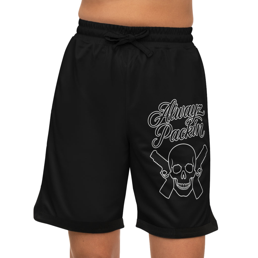 Alwayz Packin Basketball Rib Shorts (AOP)