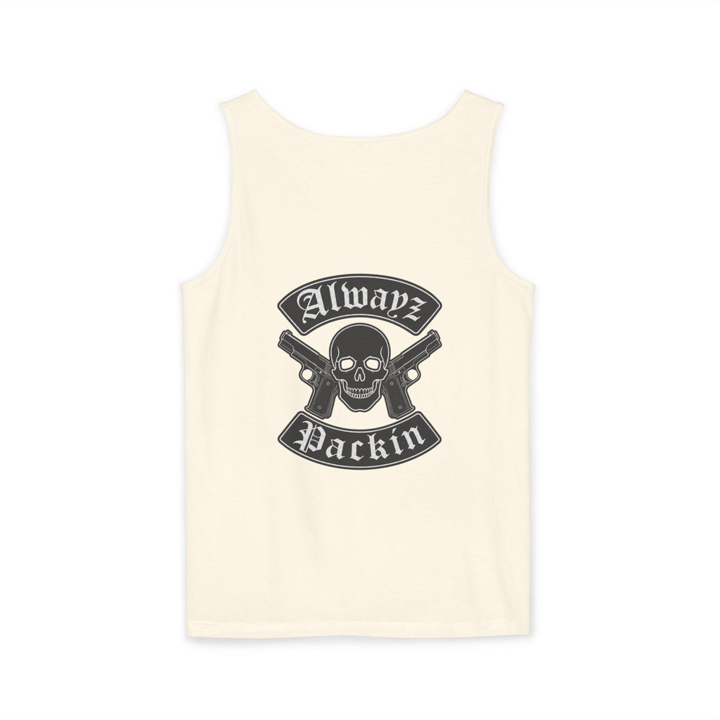 Alwayz Packin Front/ Skull Rocker Back