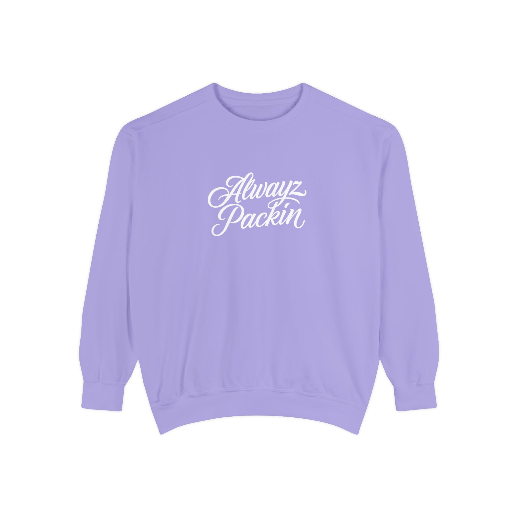 Alwayz Packin Front/ Skull and Guns Back Sweatshirt