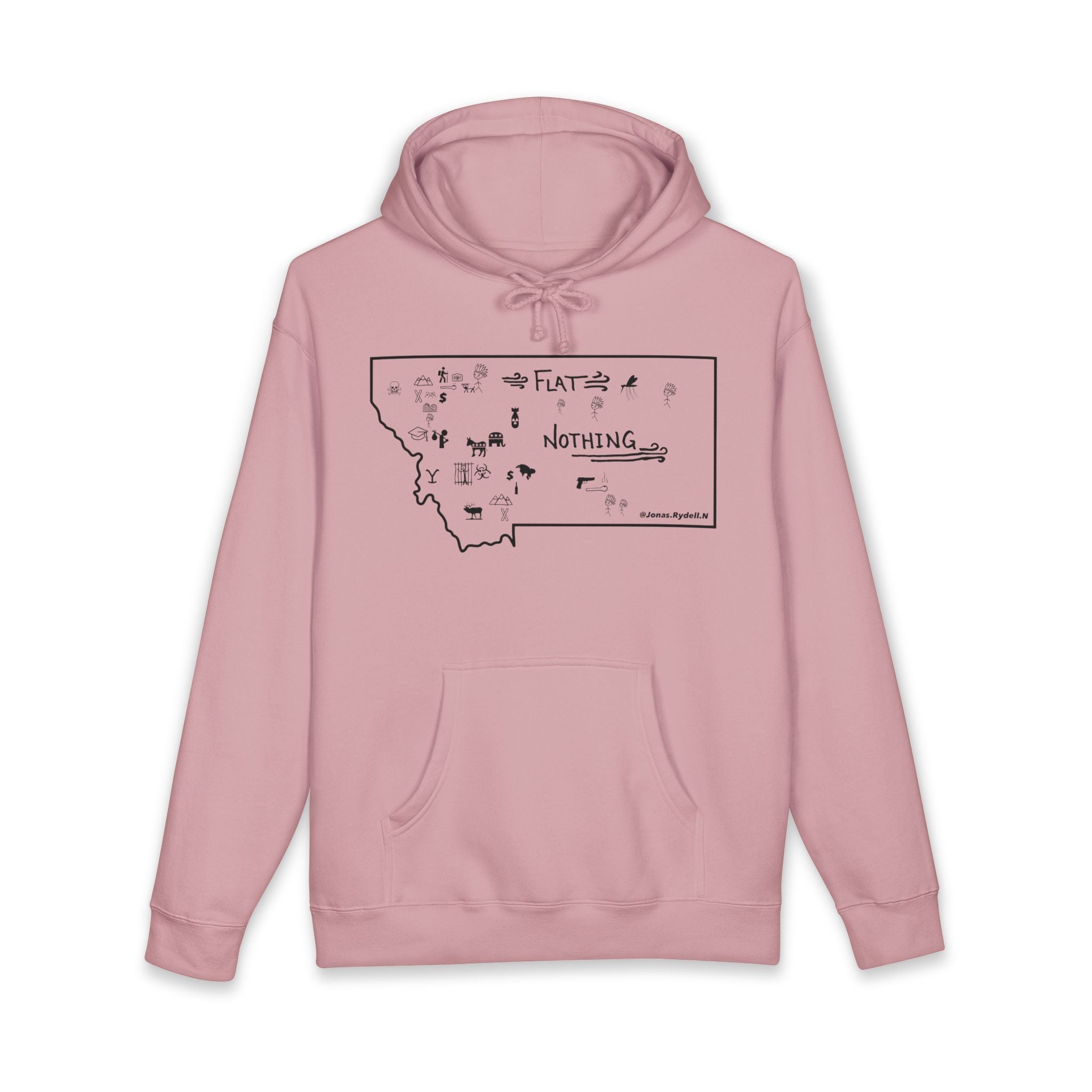 Original Montana Map Hoodie