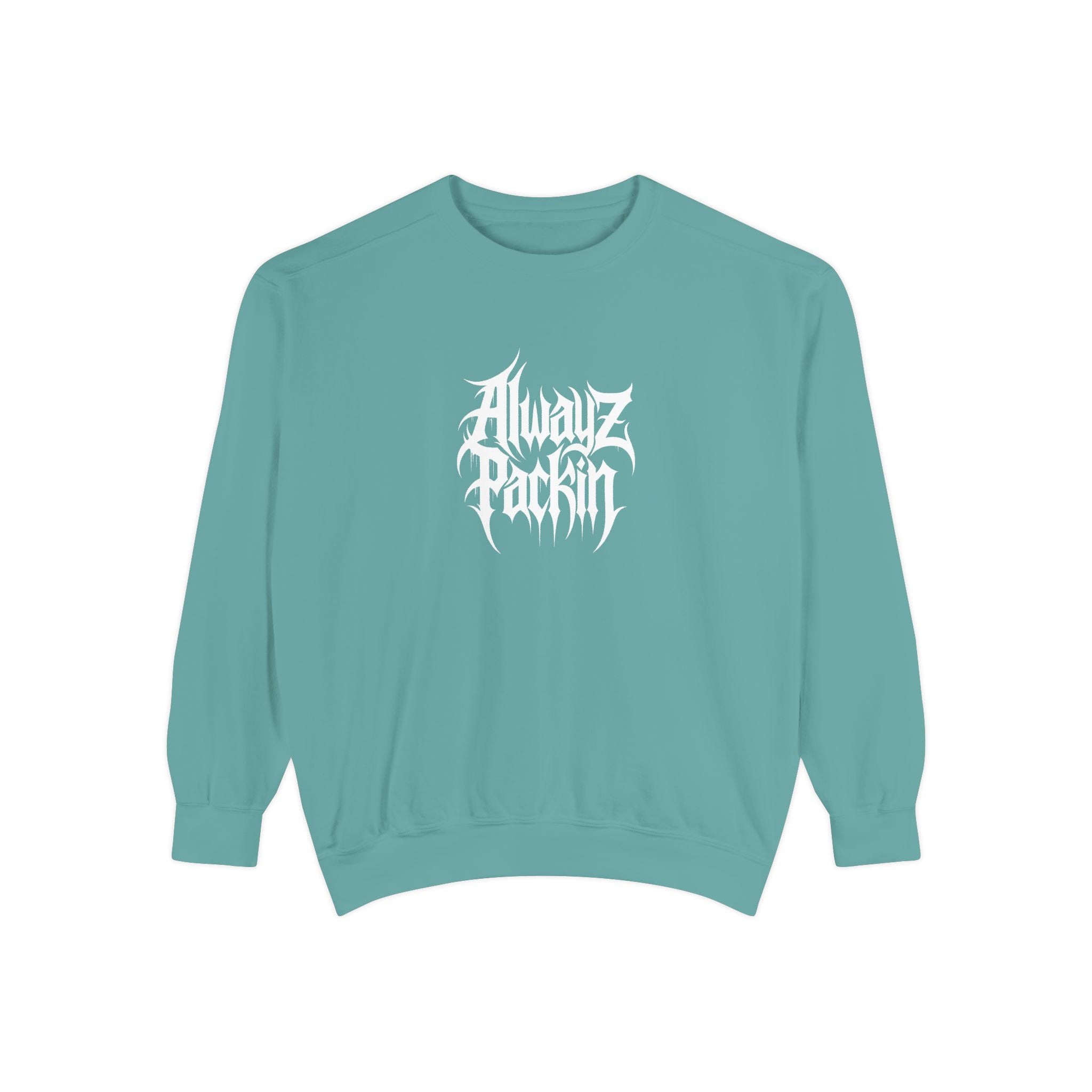Alwayz Packin Front/ Skull Guns Back Sweatshirt