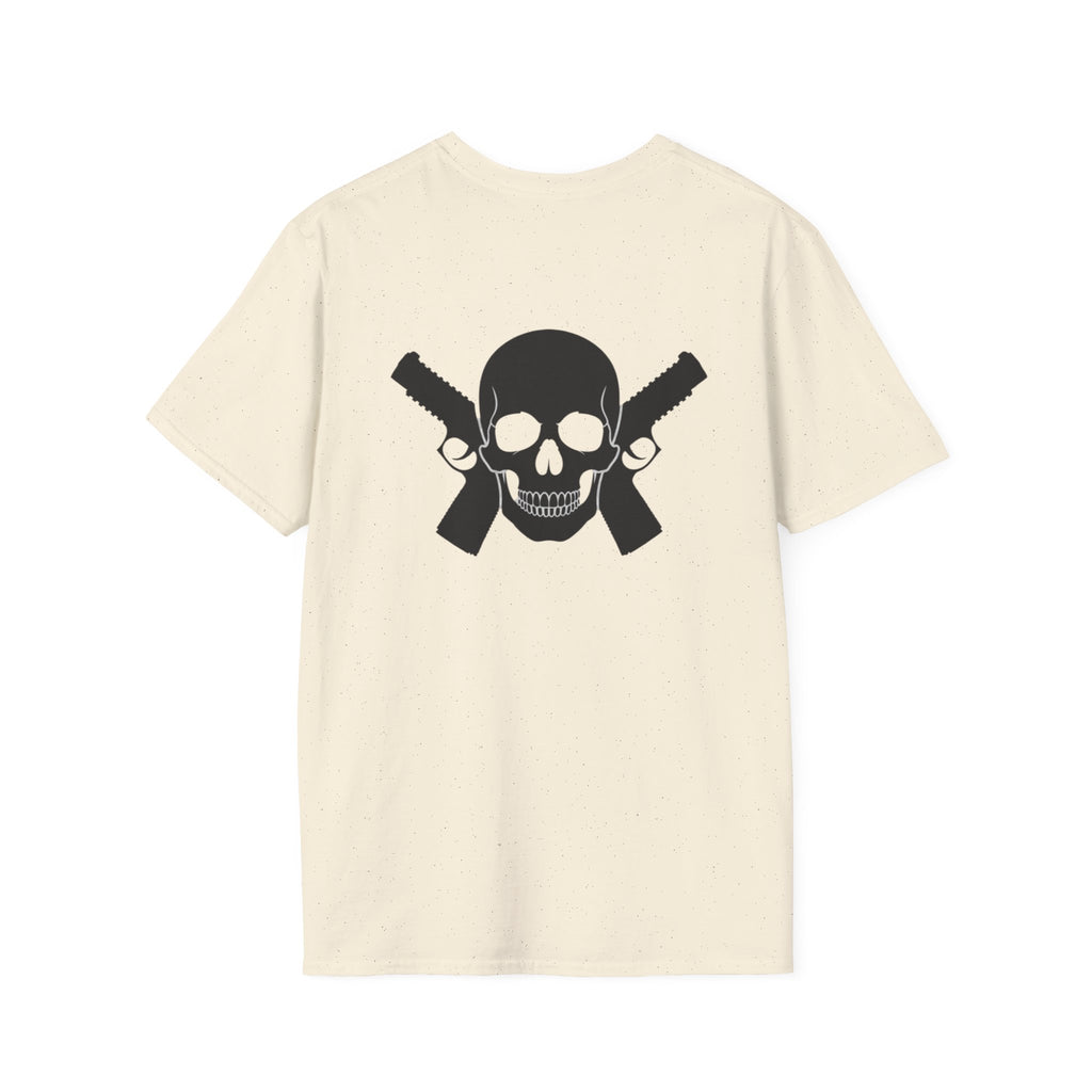 Alwayz Packin Front/ Skull cross guns back