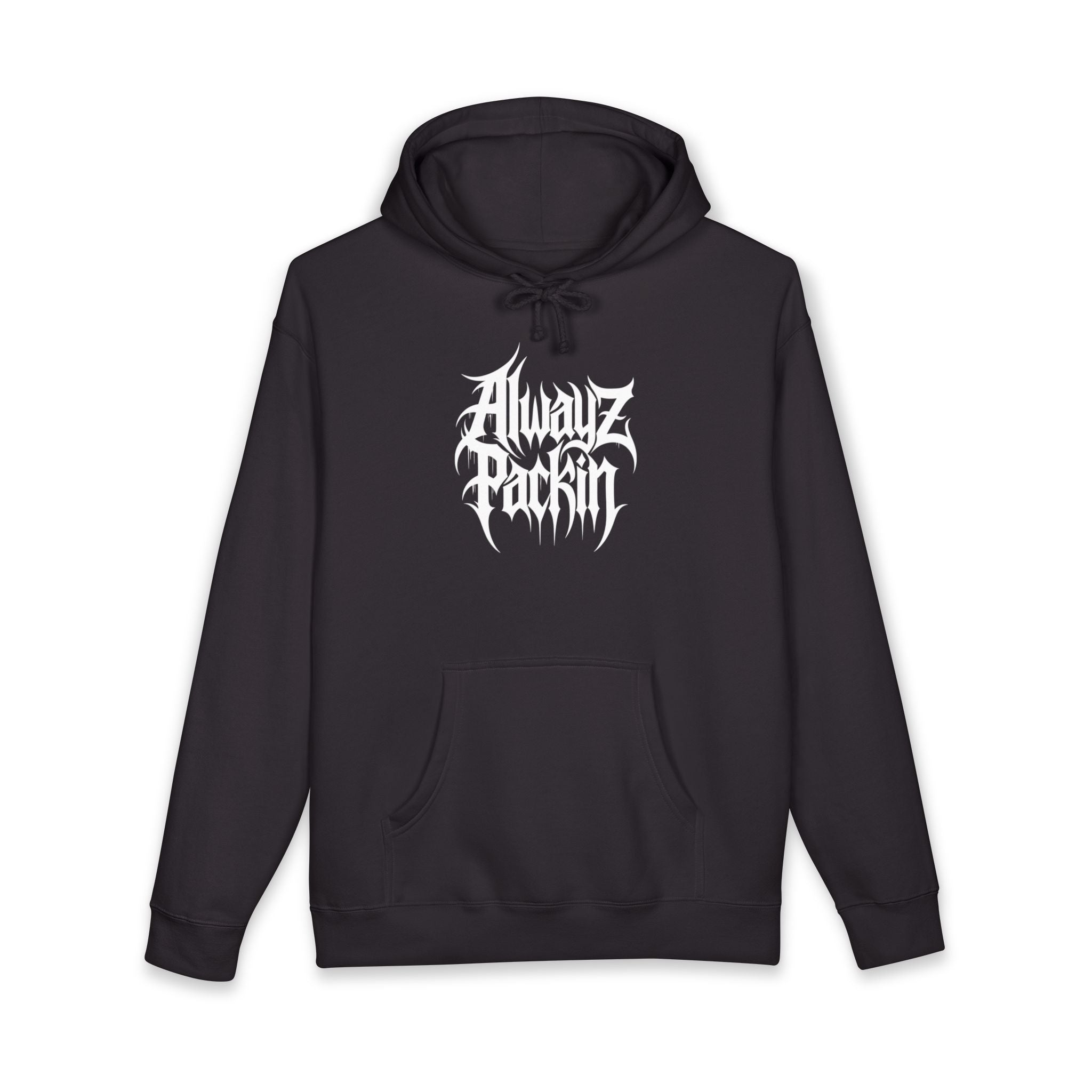 Alwayz Packin Front/ Skull and Guns back