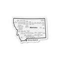Montana nickname magnets various sizes
