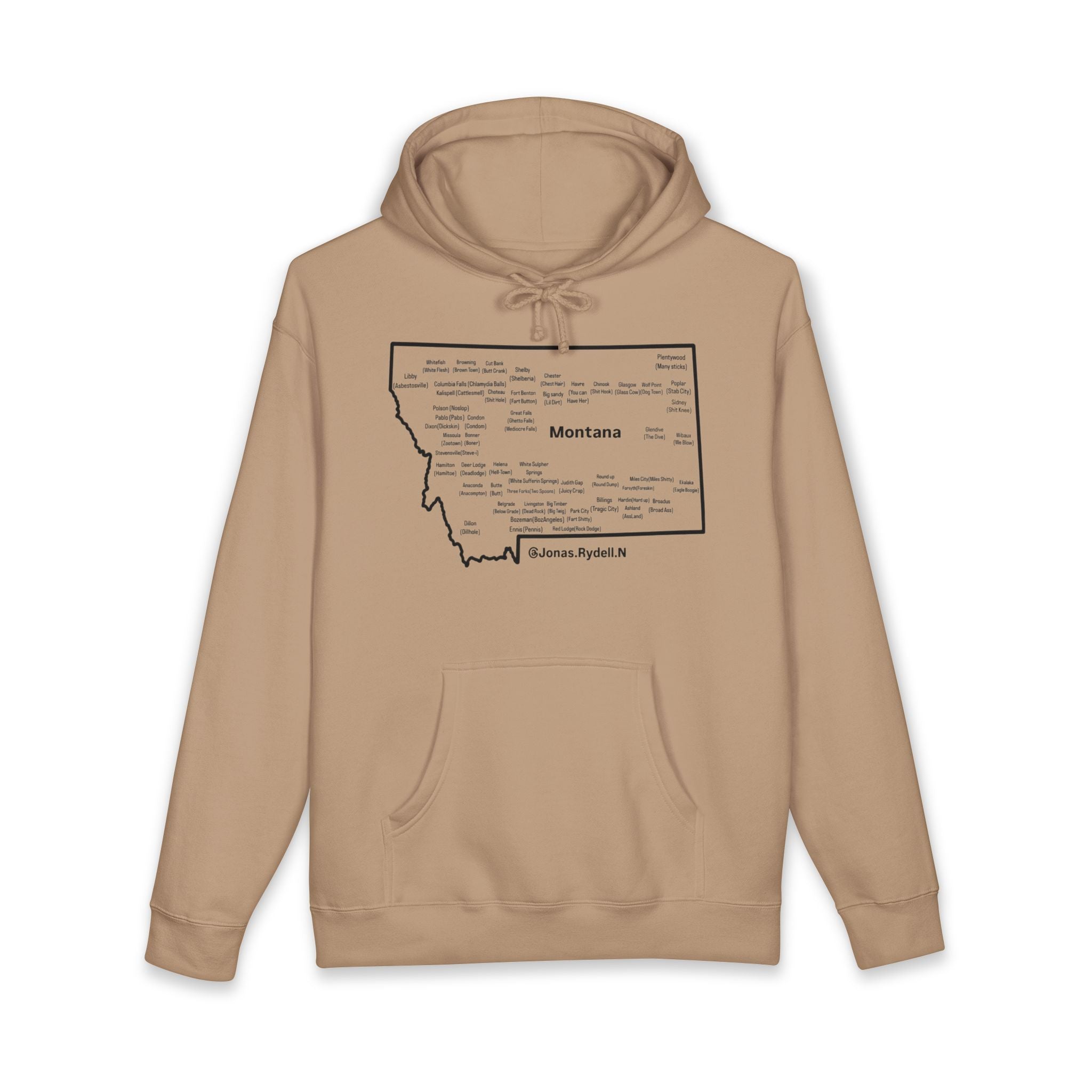 Montana Towns and Nicknames Front only