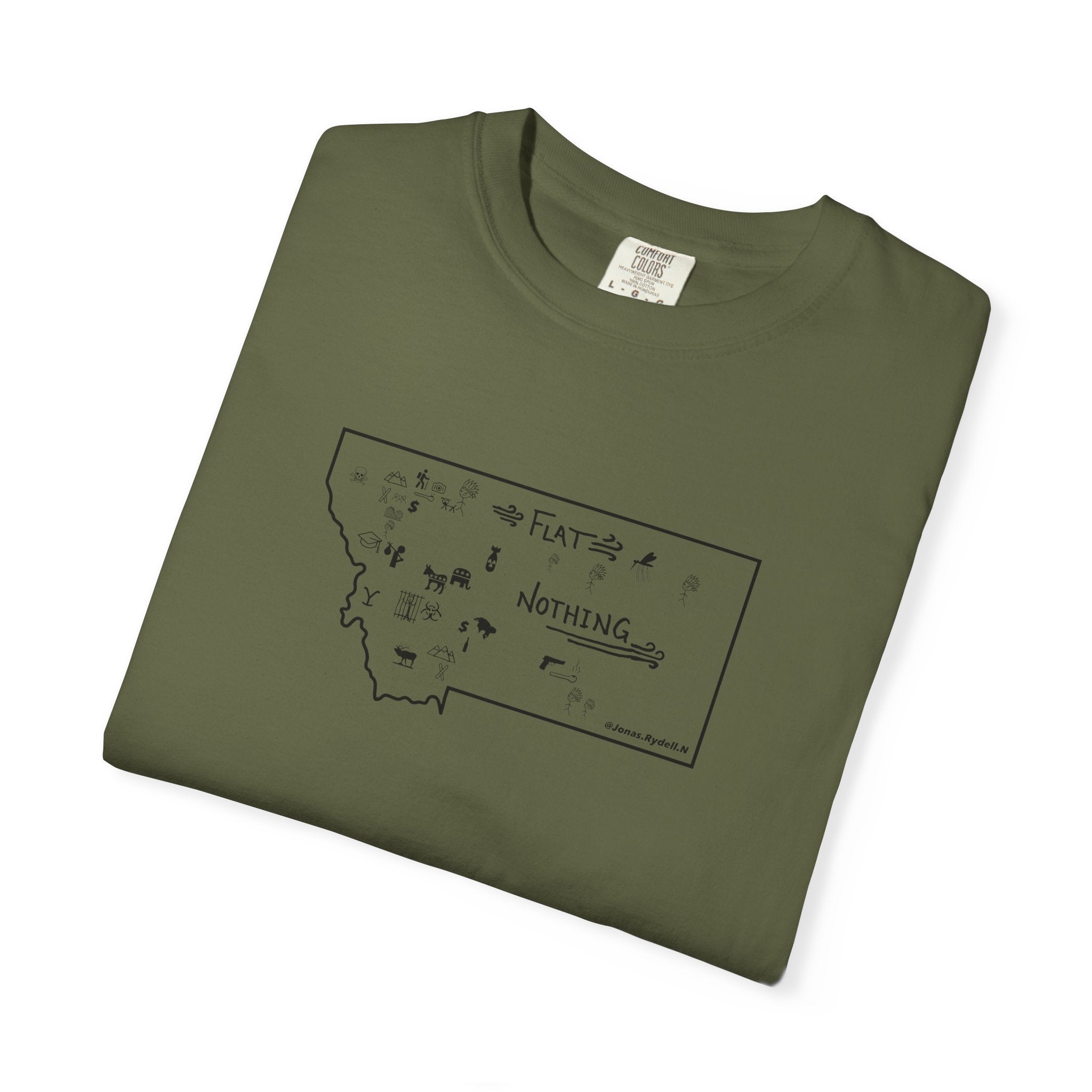 Montana Map in the Front and Alwayz Packin in the Back!  Best Seller