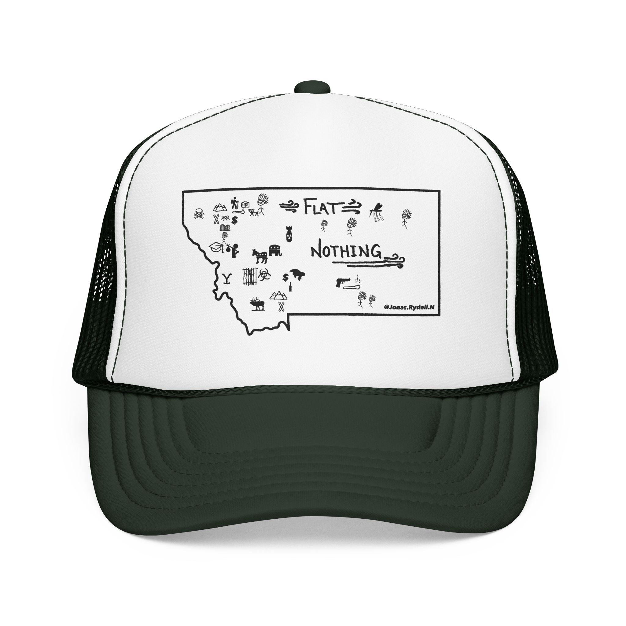 Real Montana Map Trucker Cap