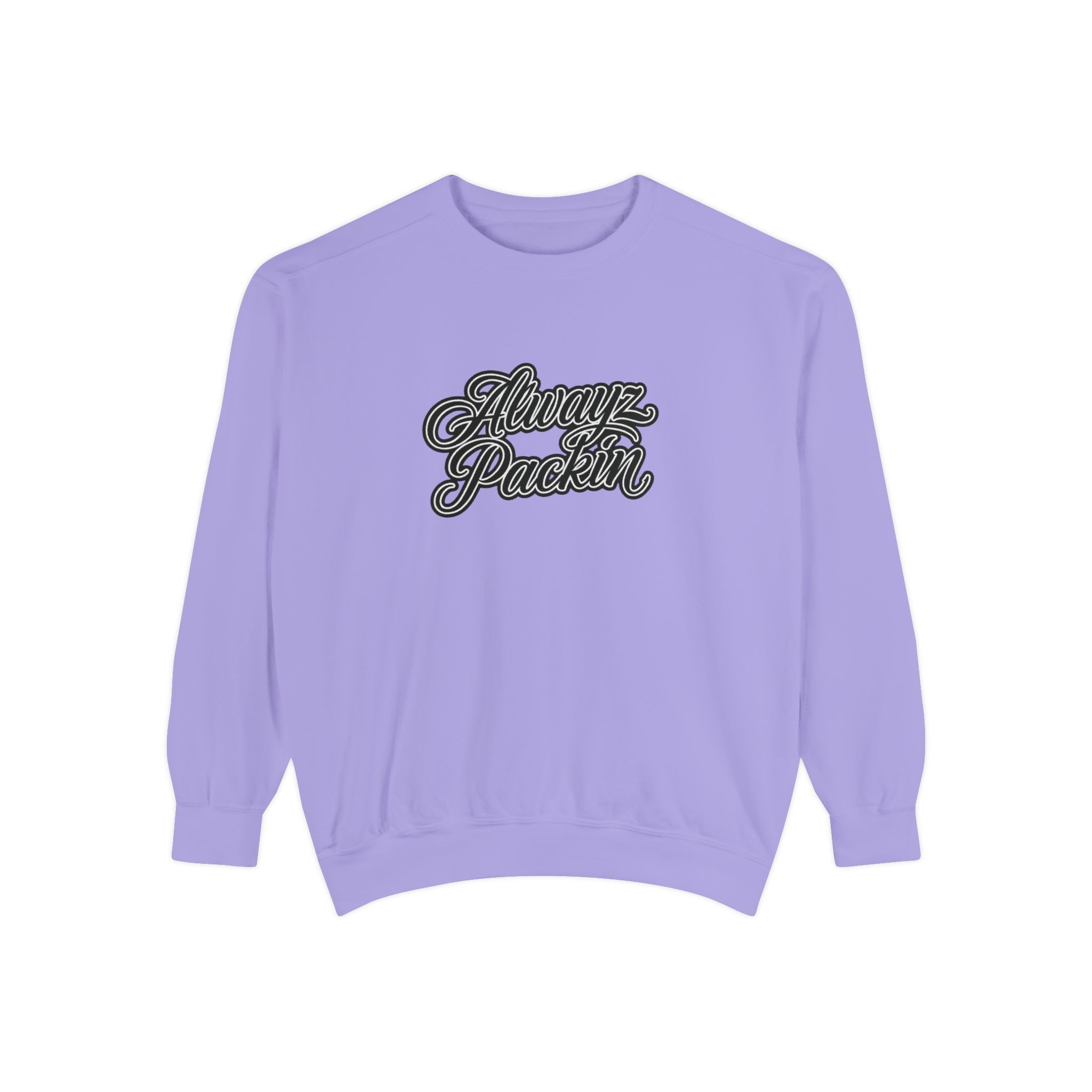 Alwayz Packin Front/ Skull and Guns Back Sweatshirt