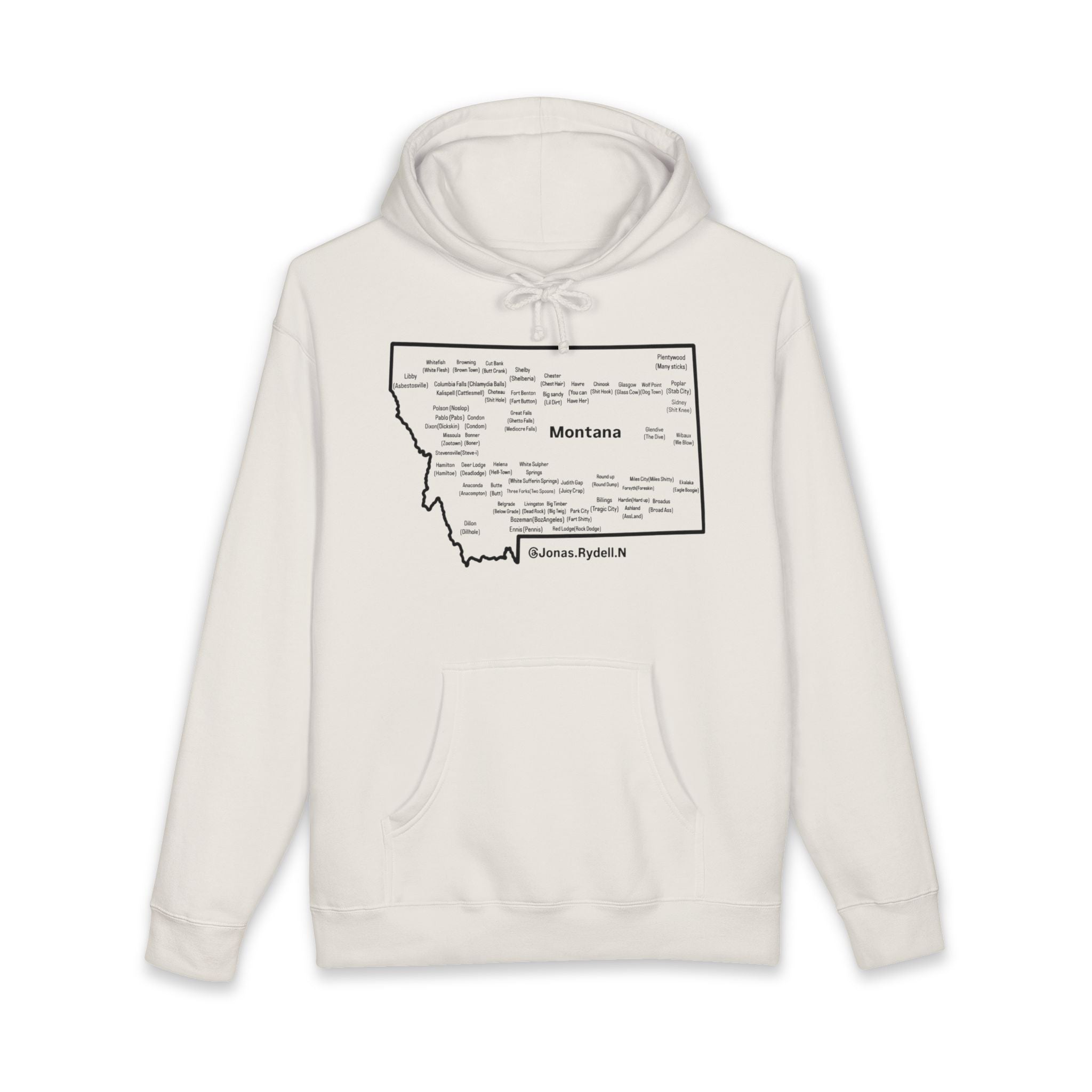 Montana Towns and Nicknames Front only