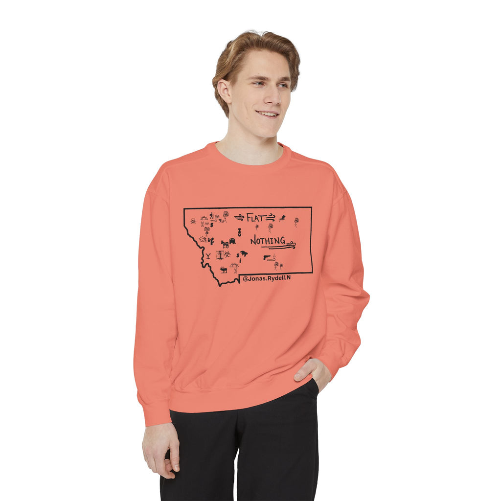 Original Montana Map Sweatshirt