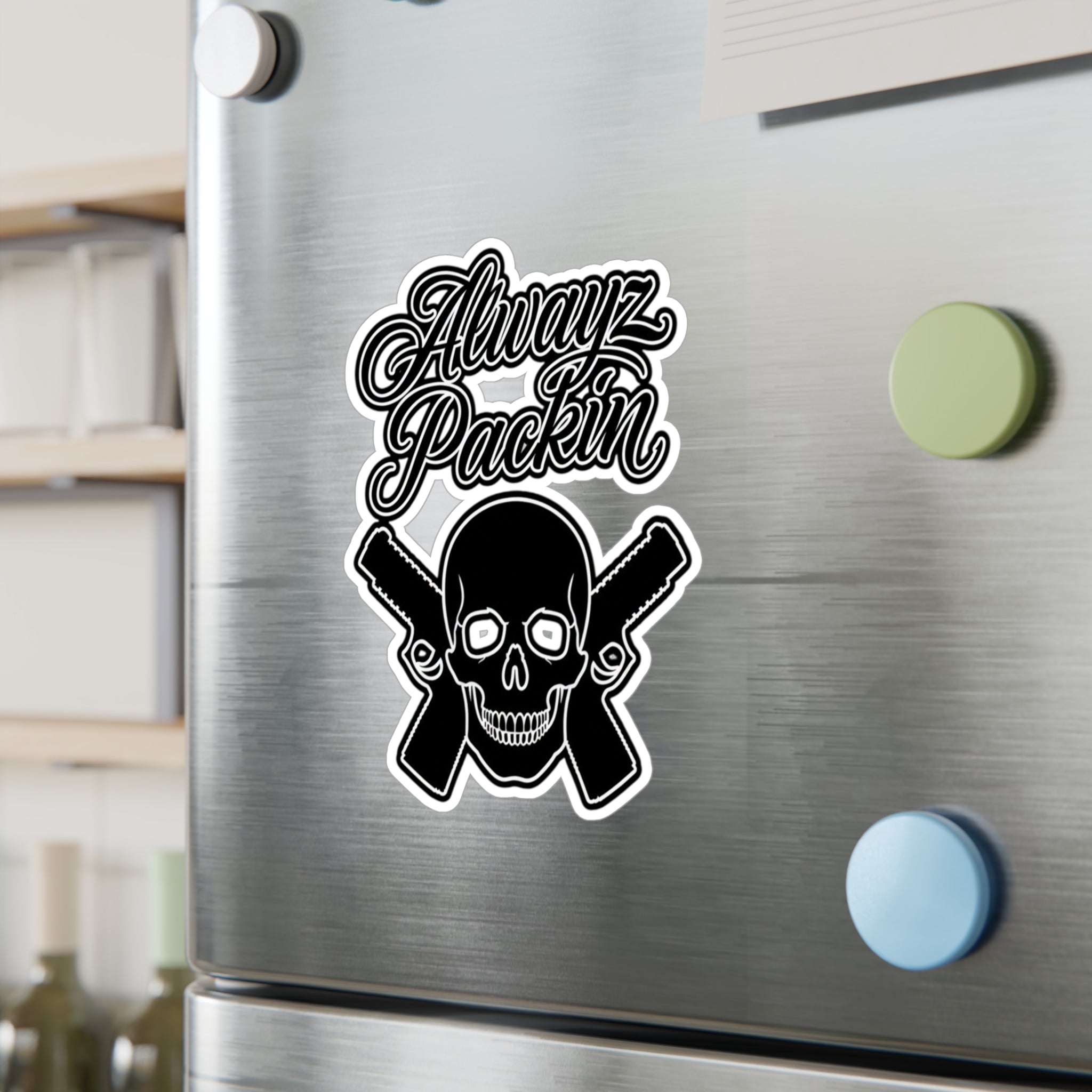 Alwayz Packin Sticker various sizes
