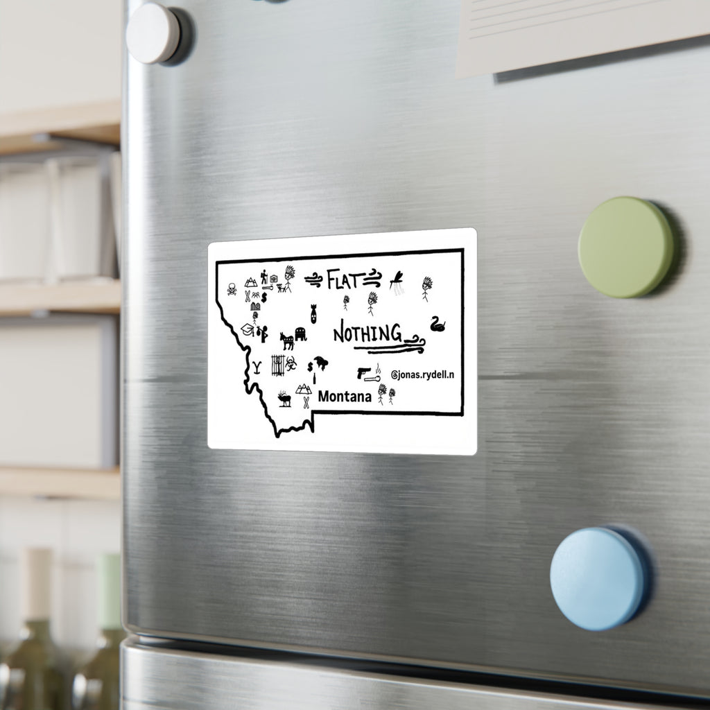 Real Montana Map Sticker Various sizes