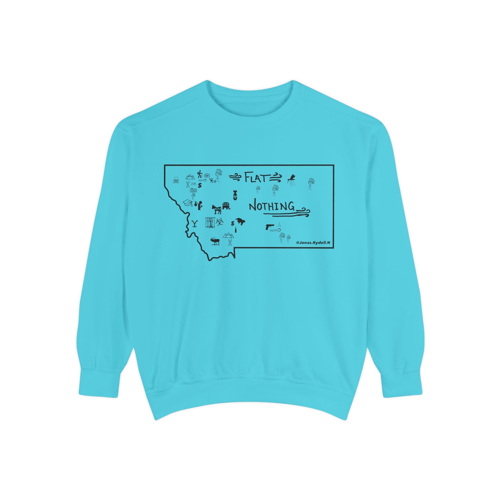 Original Montana Map Sweatshirt