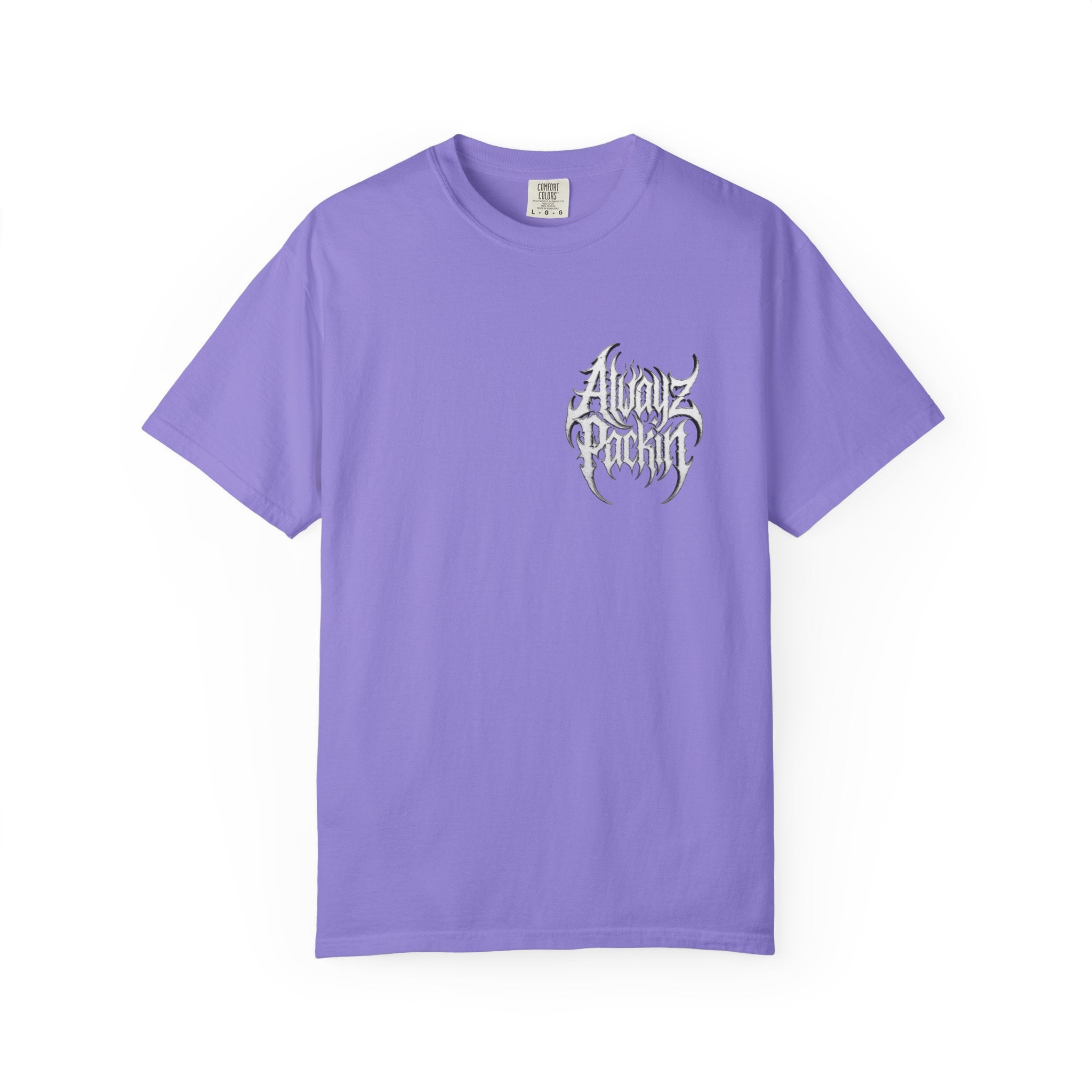 Alwayz Packin Heavy Metal Print T-Shirt