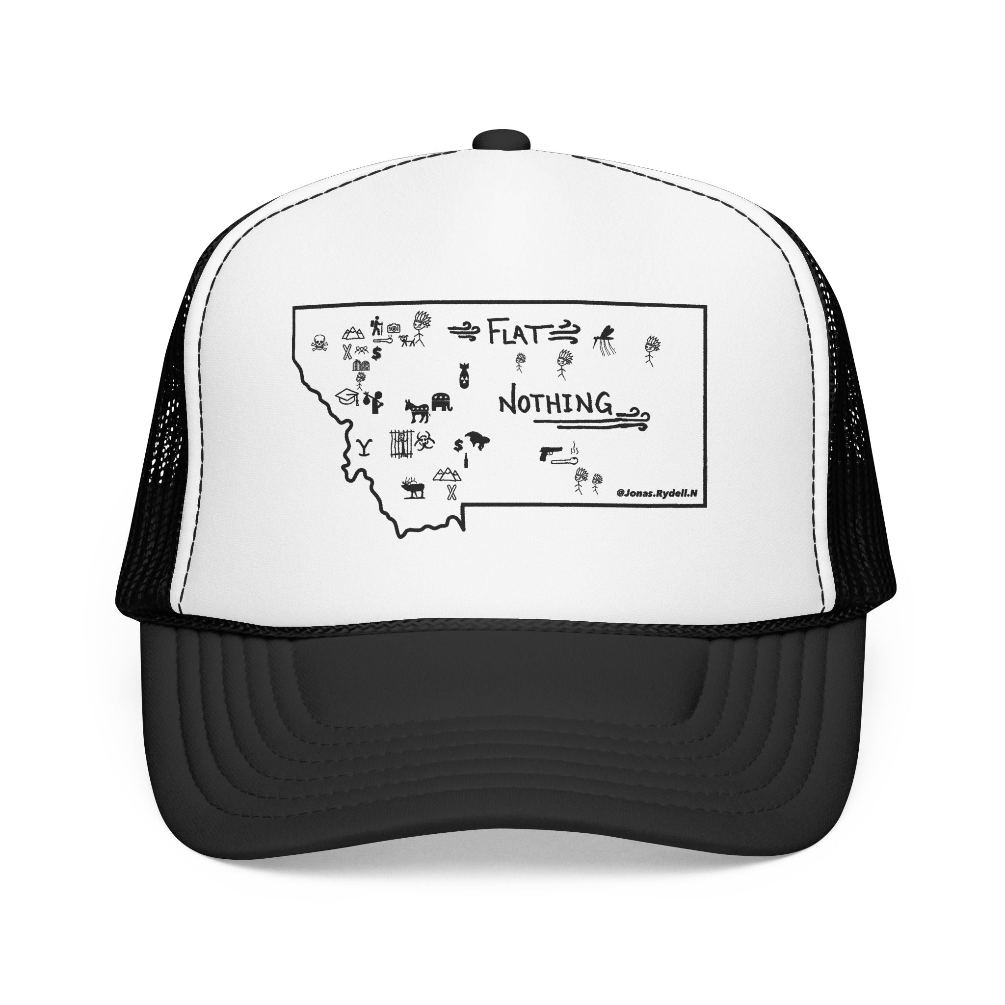 Real Montana Map Trucker Cap