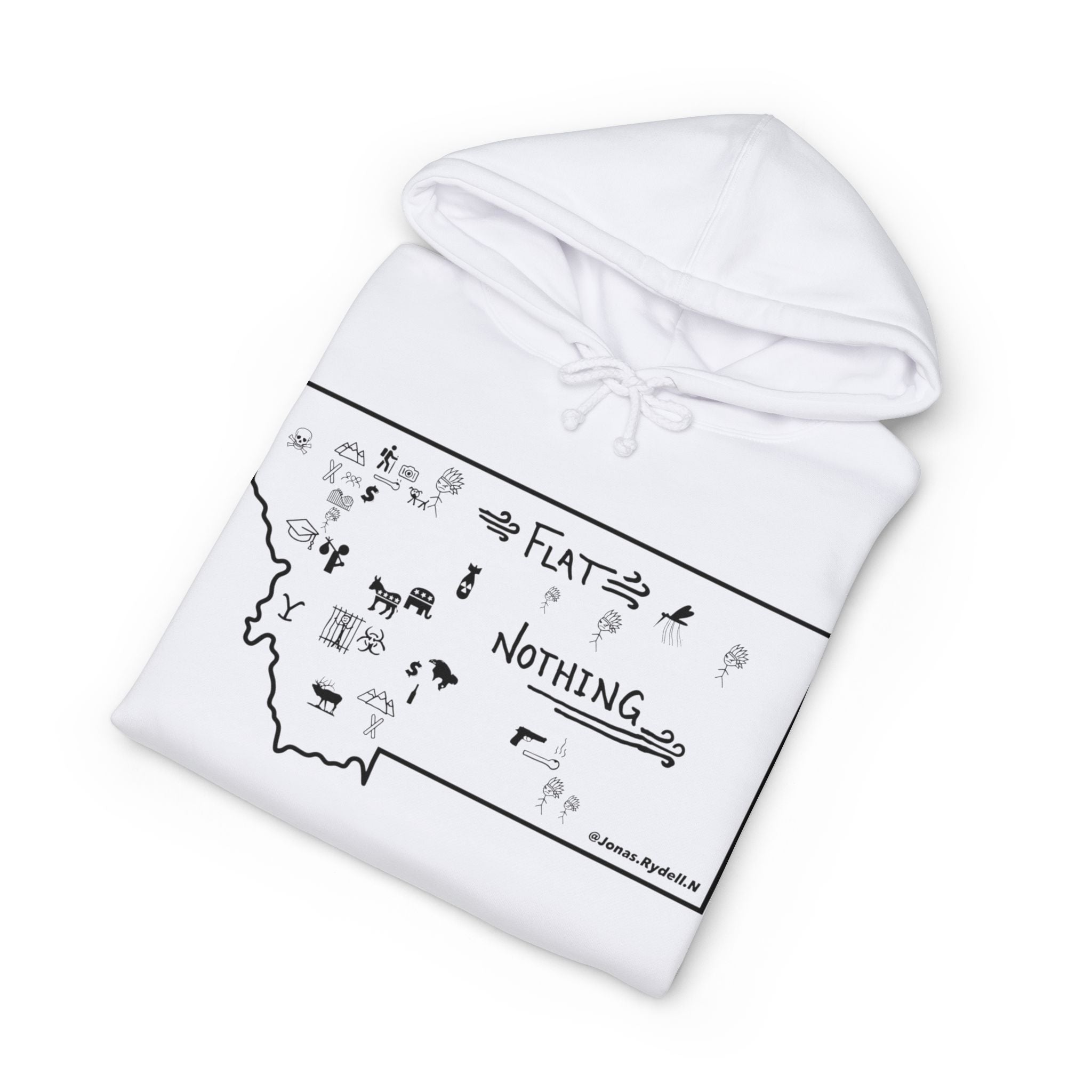 Original Montana Map Hoodie