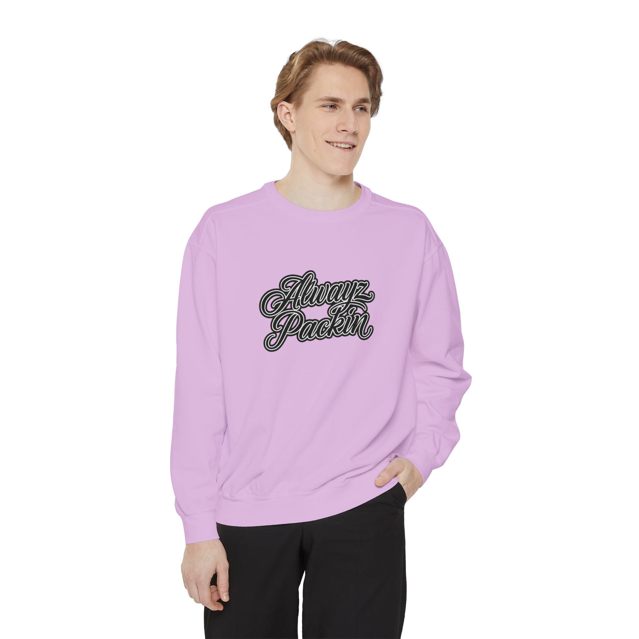 Alwayz Packin Front/ Skull and Guns Back Sweatshirt