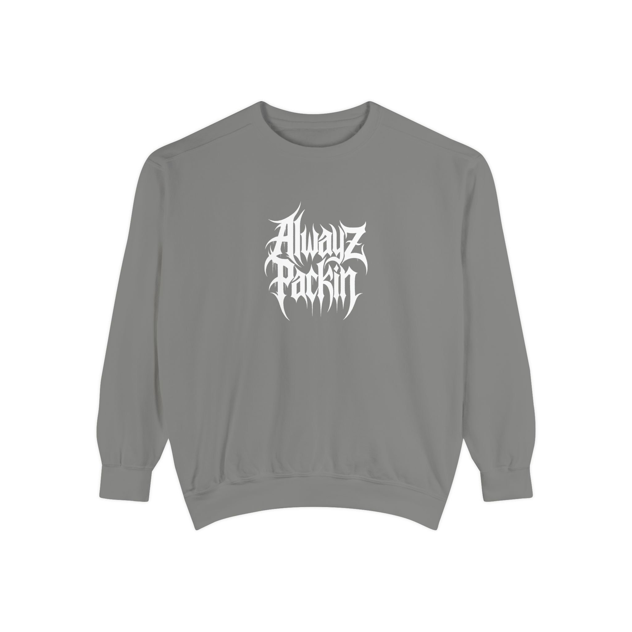 Alwayz Packin Front/ Skull Guns Back Sweatshirt