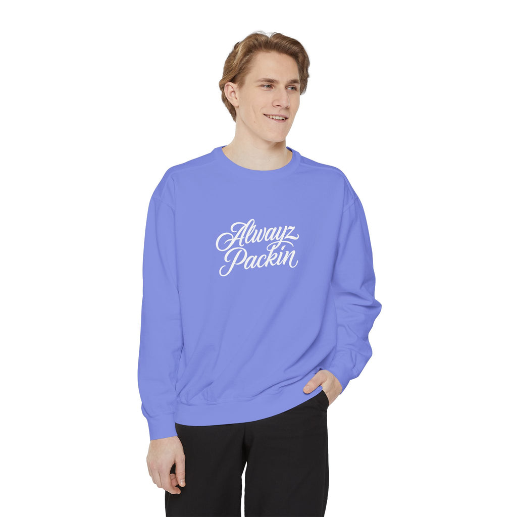 Alwayz Packin Front/ Skull and Guns Back Sweatshirt