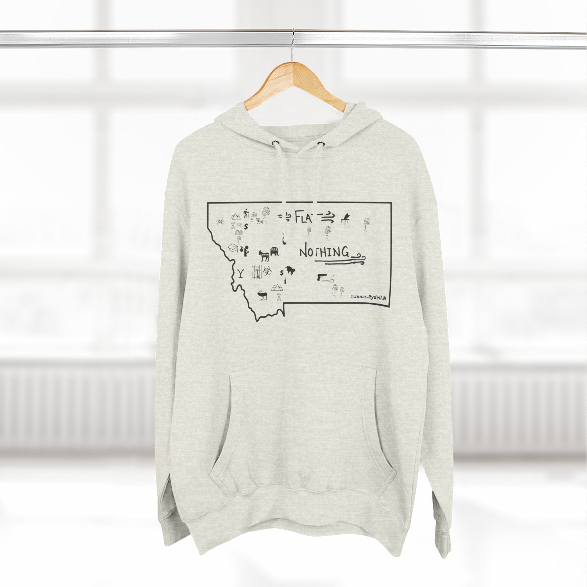The Real Montana Map Pullover