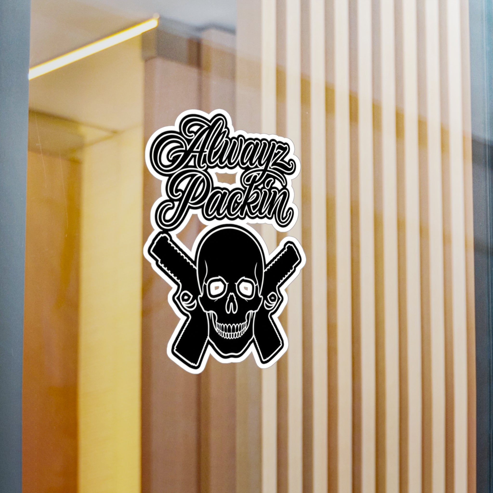 Alwayz Packin Sticker various sizes