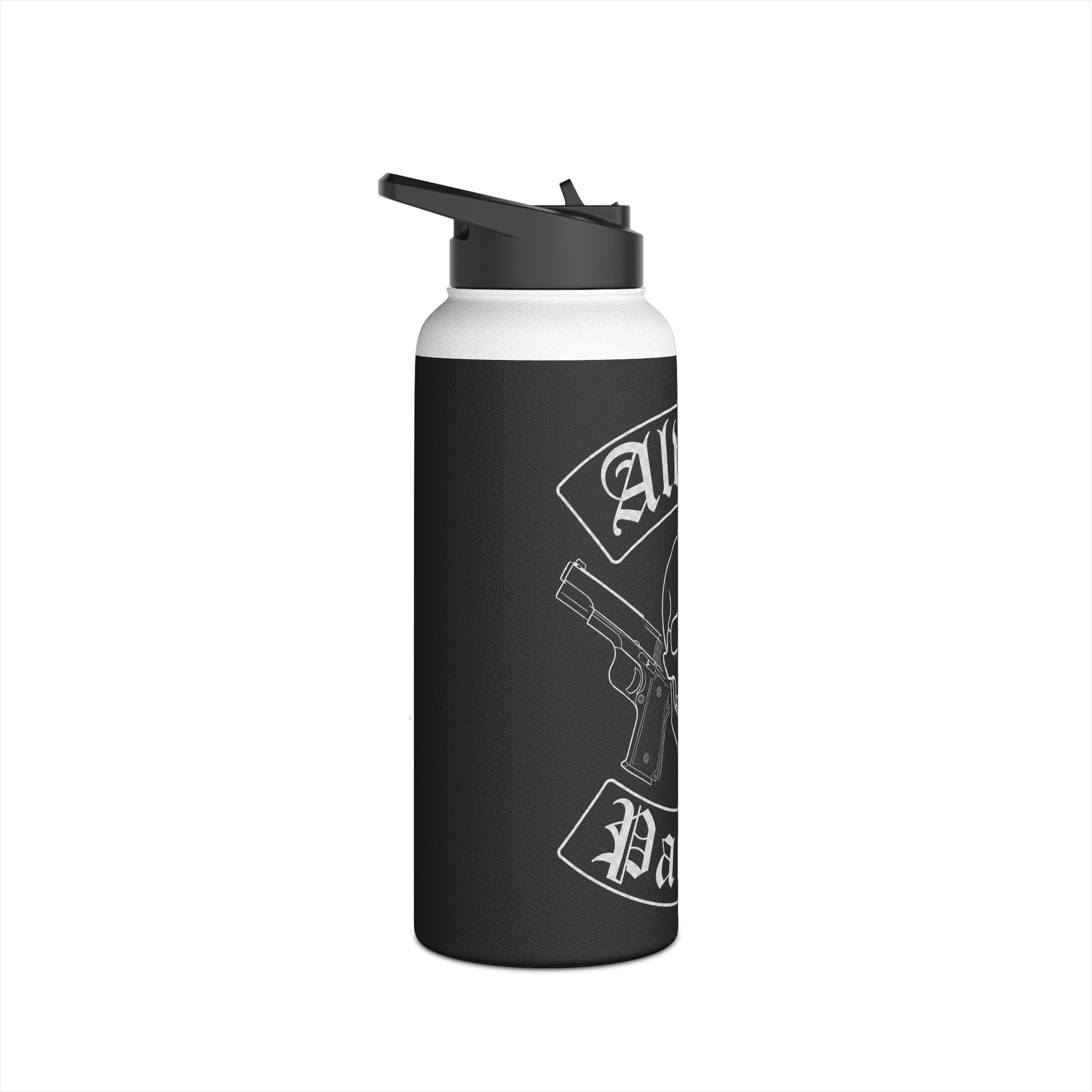 Alwayz Packin Rocker Stainless Steel Water Bottle, Standard Lid