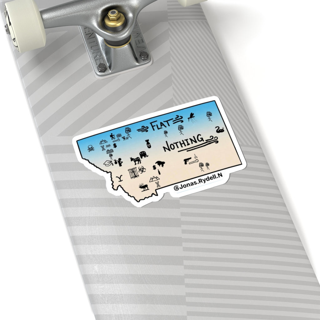 Original Montana Map Sticker