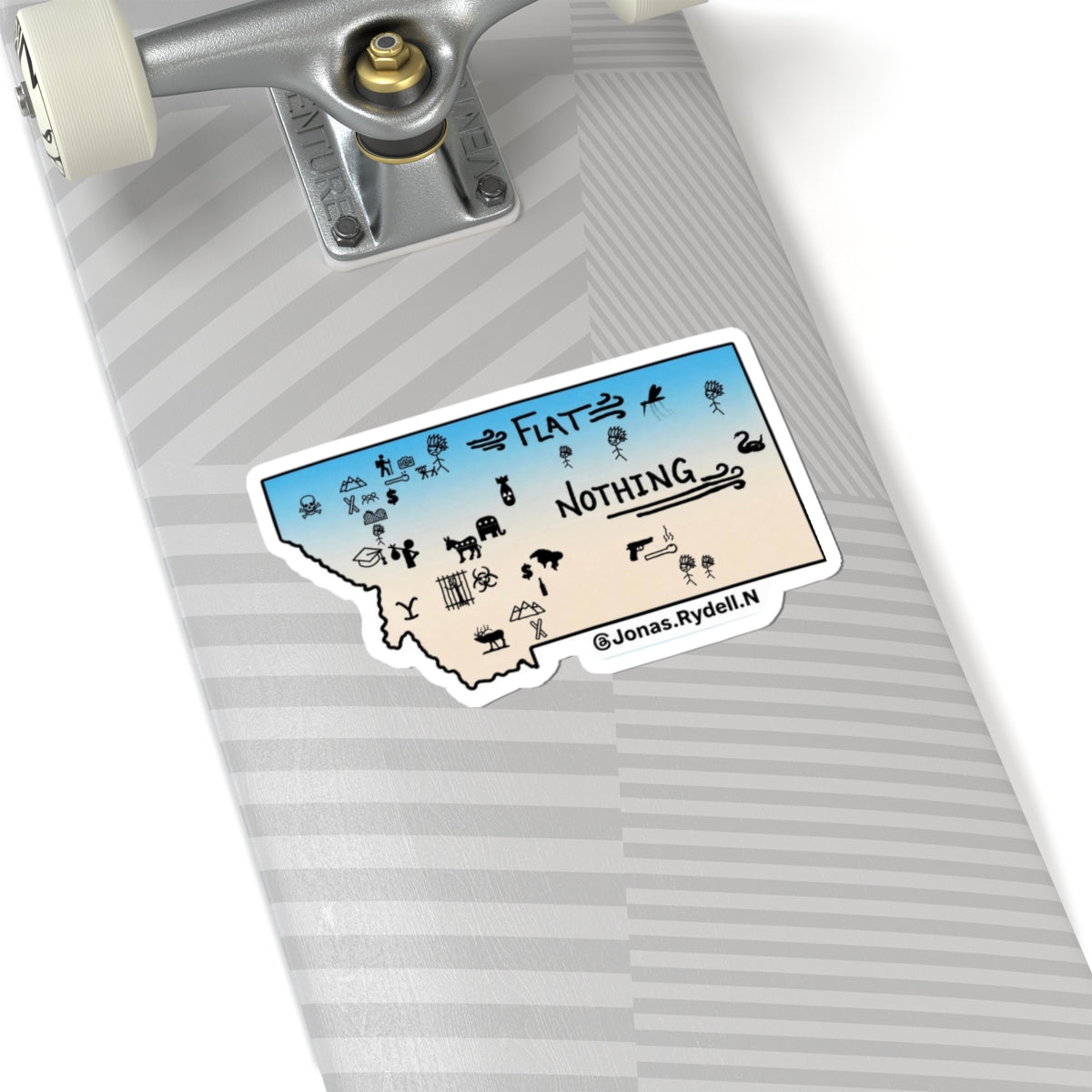 Original Montana Map Sticker