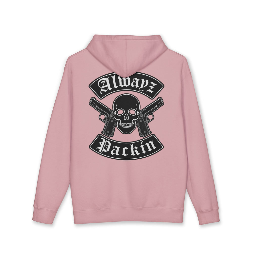 Alwayz Packin Front/ Skull and Guns Back with Rocker