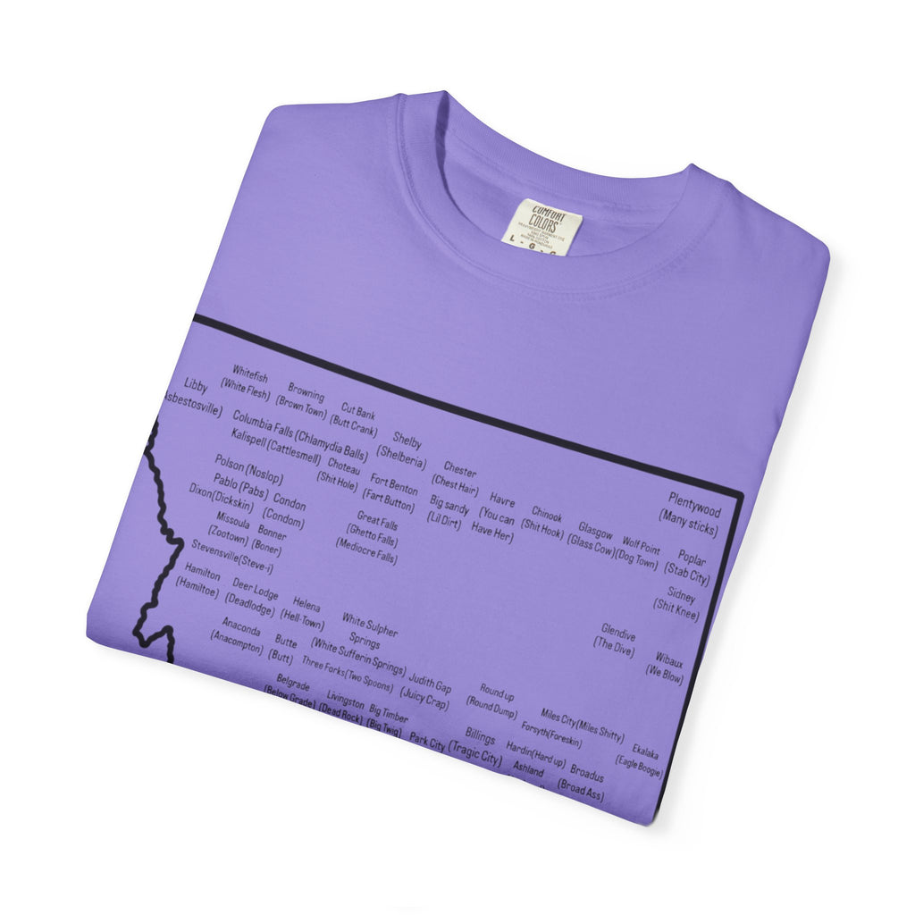 Montana Towns and Nicknames T-Shirt