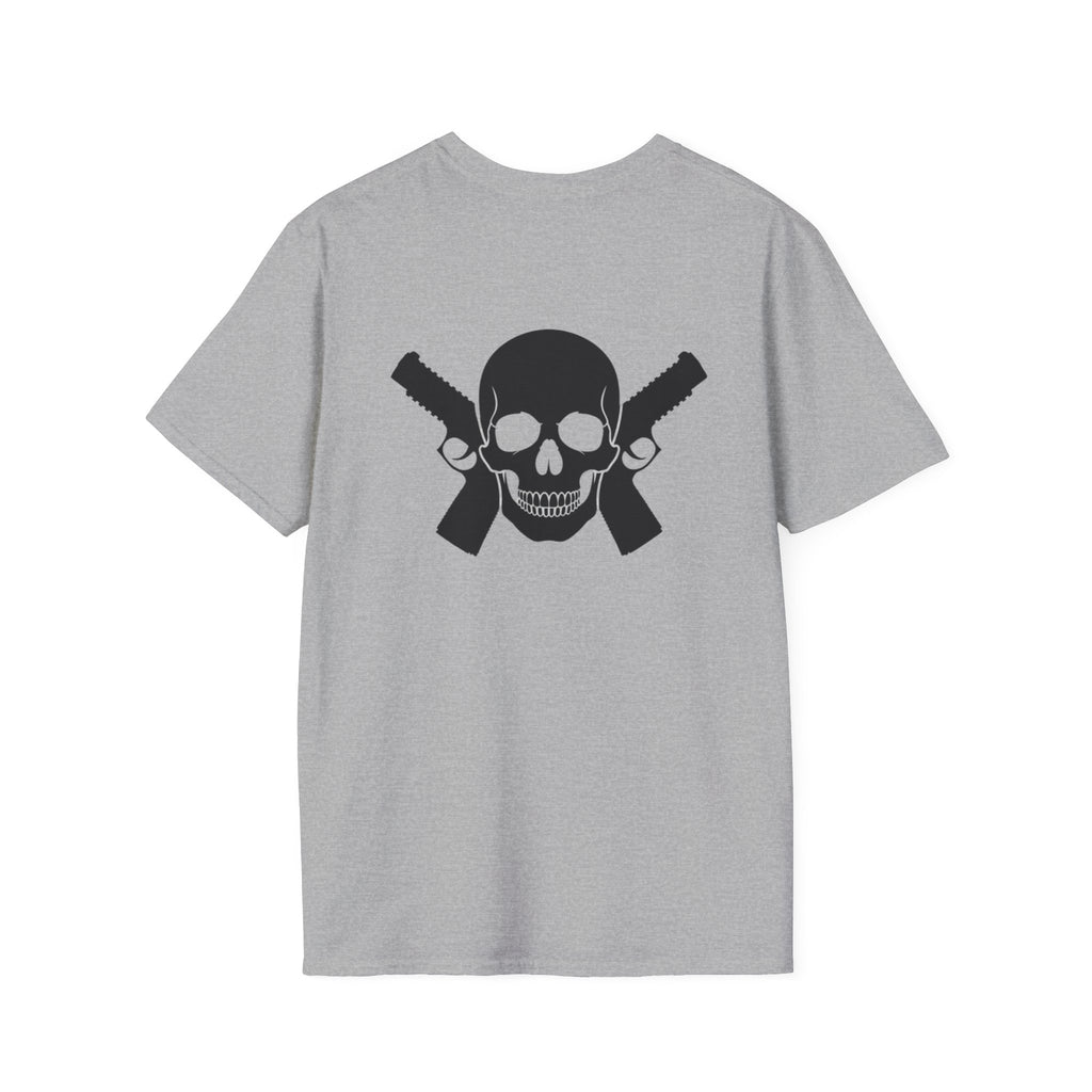 Alwayz Packin Front/ Skull cross guns back